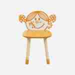 Lot de 2 chaises enfant collection Monsieur/Madame - Madame Bonheur Audrey, orange  Photo5