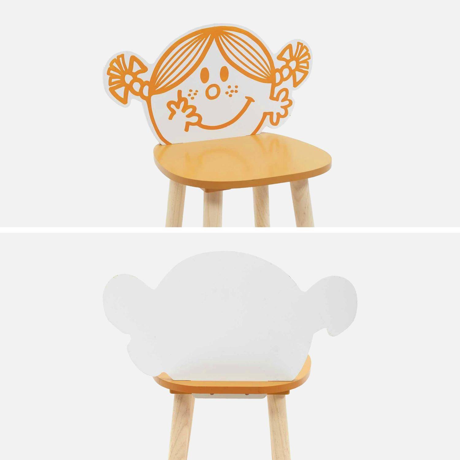 Set of 2 children's chairs, Mr. Men & Little Miss collection - Little Miss Sunshine Audrey, orange,sweeek,Photo6