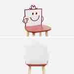 Set of 2 children's chairs, Mr. Men & Little Miss collection - Mr. Strong , Pierre, red Photo6
