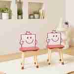 Set of 2 children's chairs, Mr. Men & Little Miss collection - Mr. Strong , Pierre, red Photo2