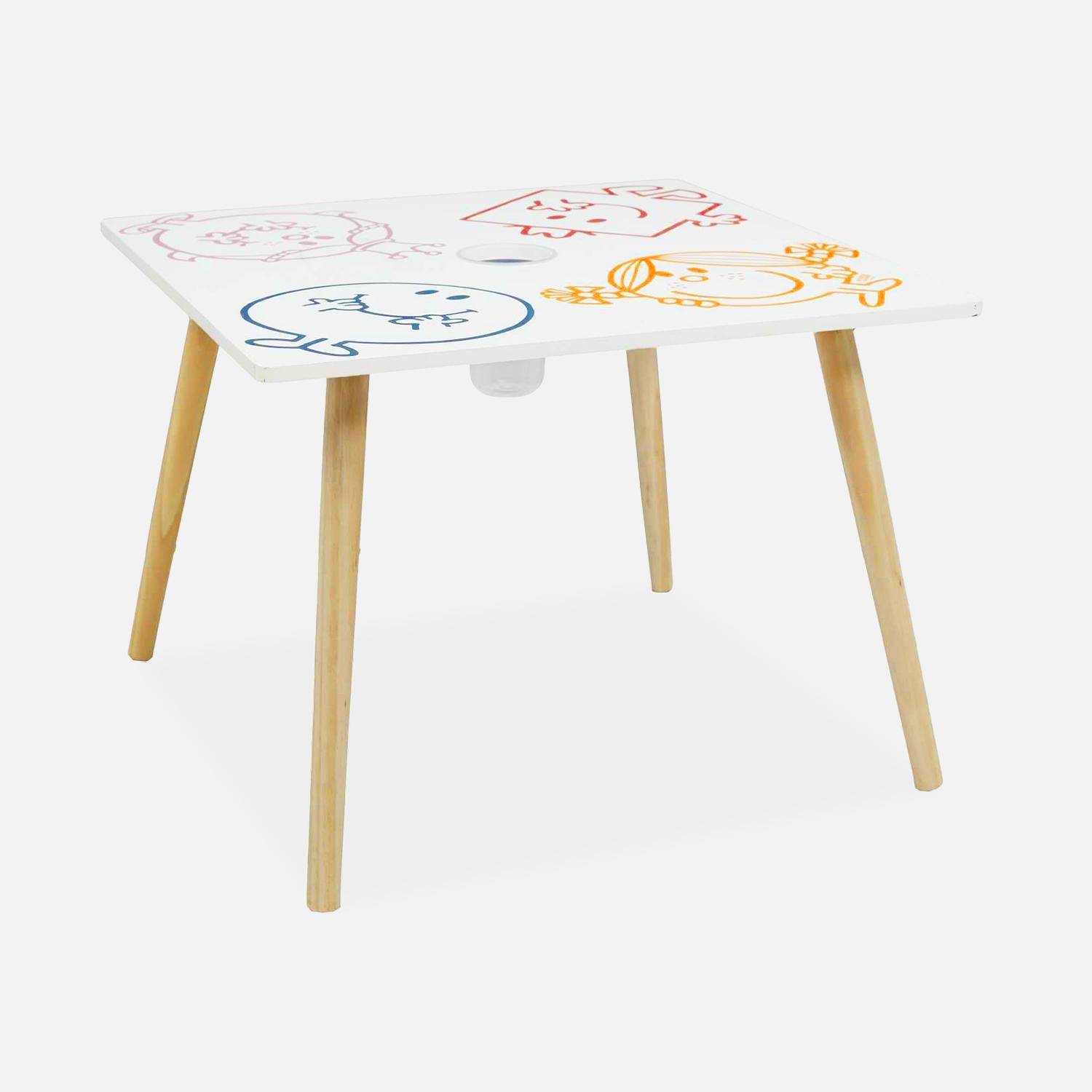 Table with pencil cup for children in the Mr. Men & Little Miss collection,sweeek,Photo3