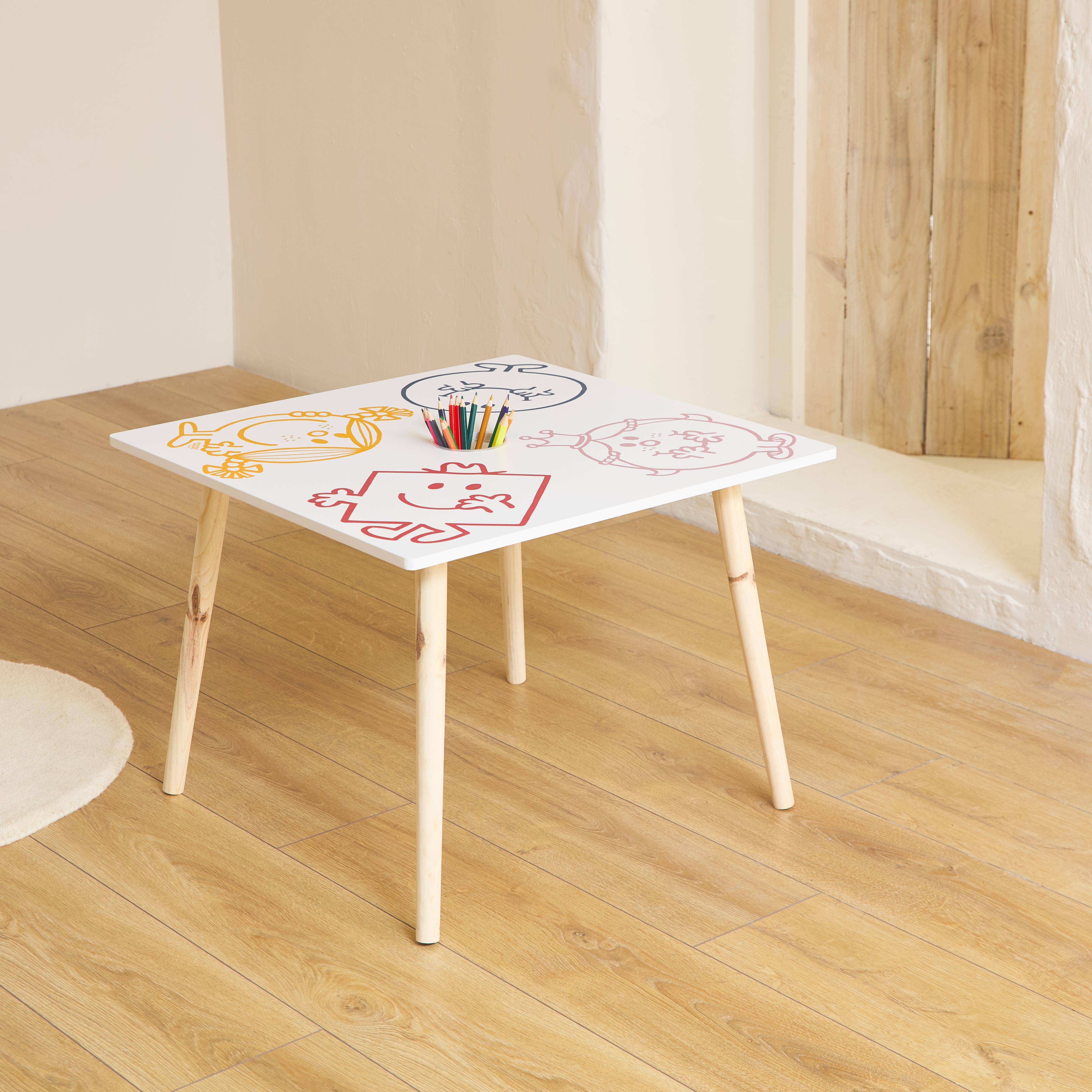 Table with pencil cup for children in the Mr. Men & Little Miss collection,sweeek,Photo2