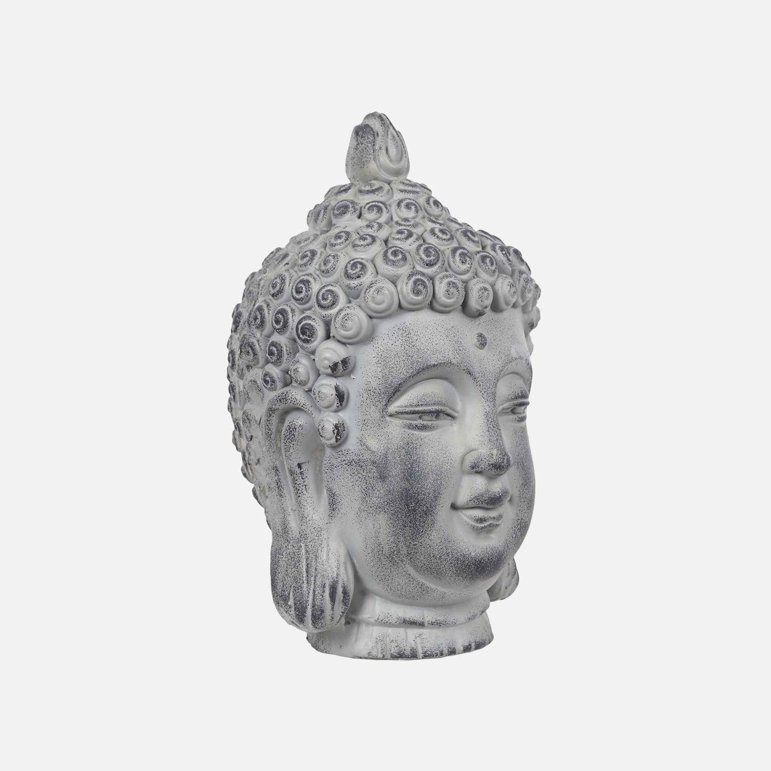Figurka głowy Budda, statuetka z magnezji H42cm,sweeek,Photo3
