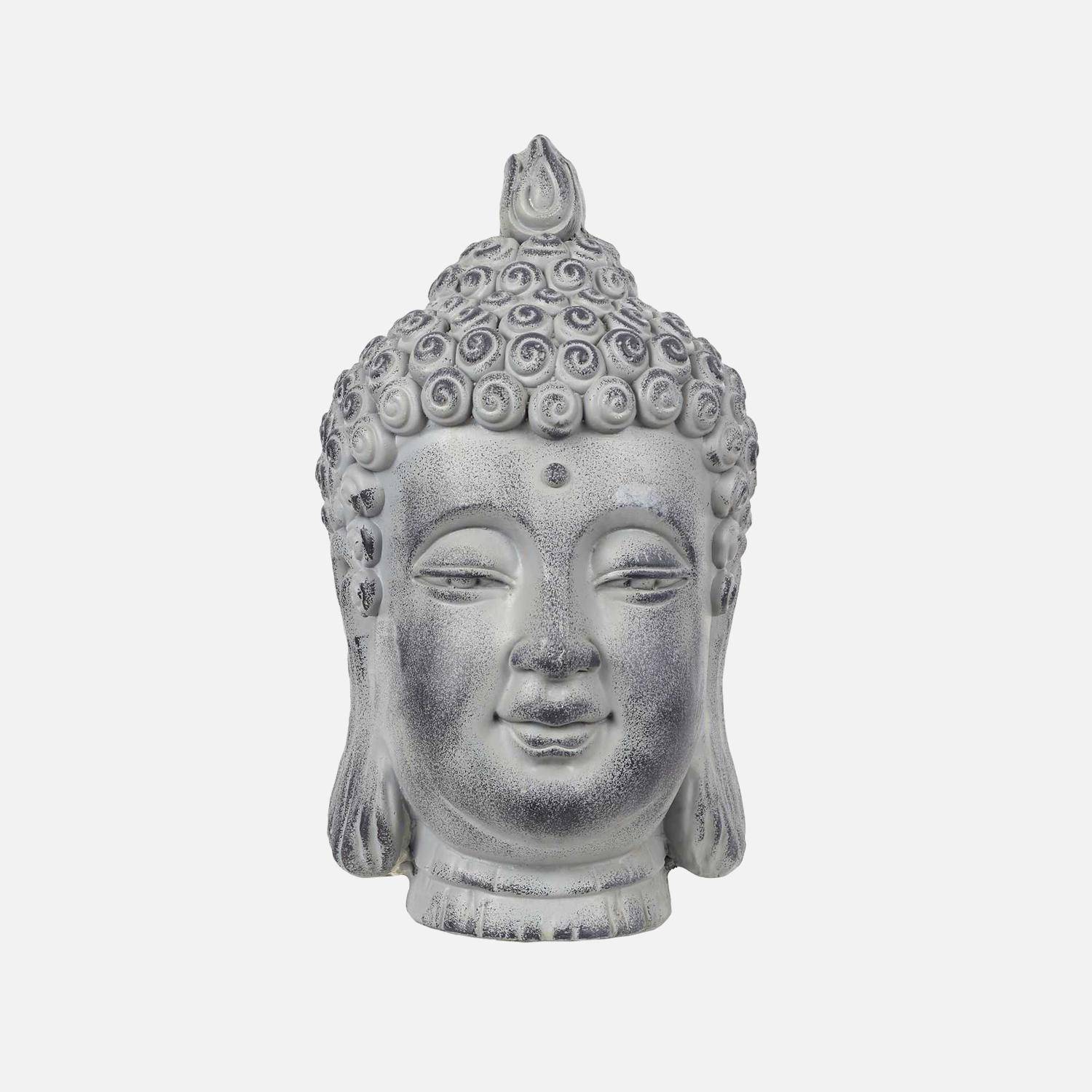 Figurka głowy Budda, statuetka z magnezji H42cm,sweeek,Photo2