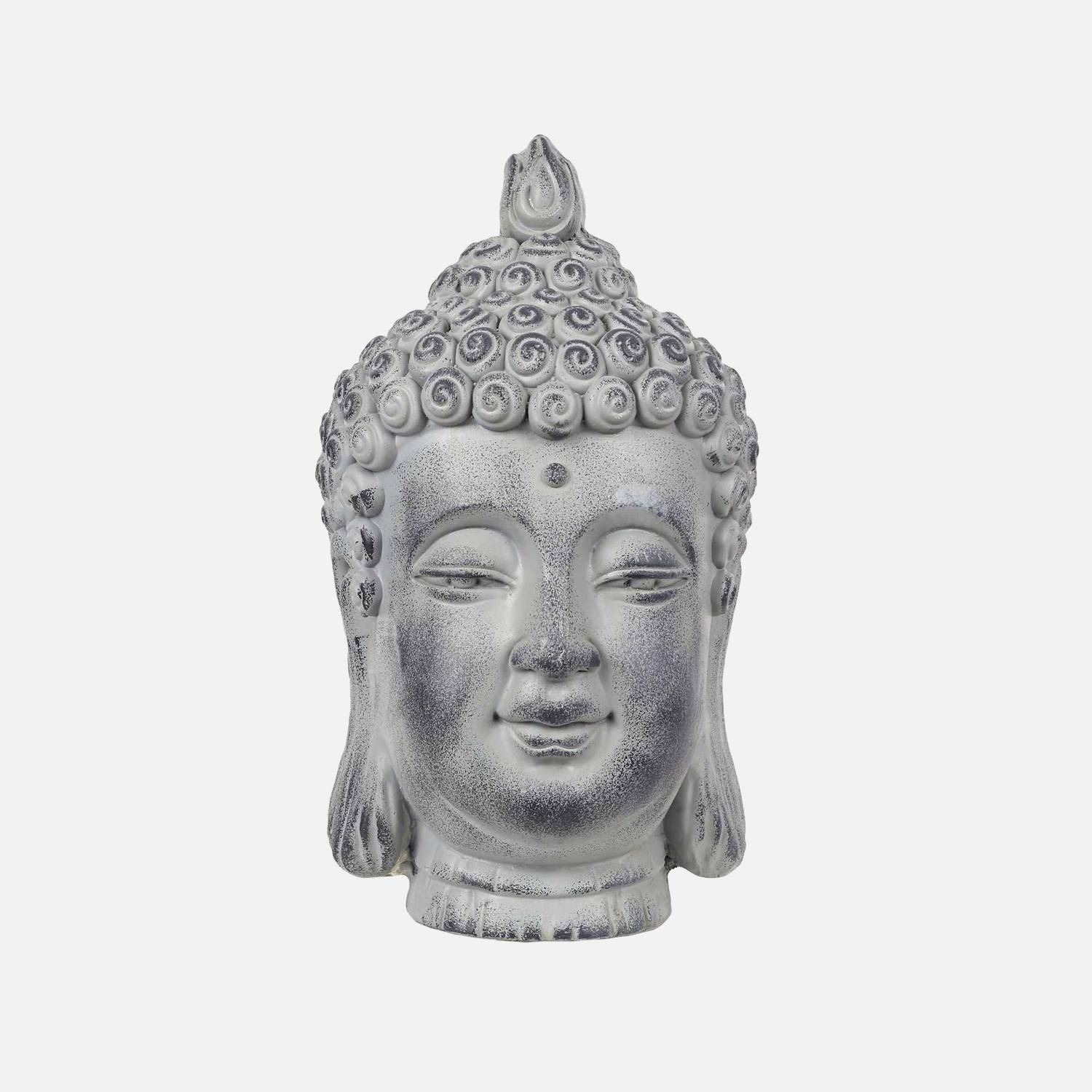 Estatuilla cabeza de Buda, estatuilla de magnesia H42cm Photo1