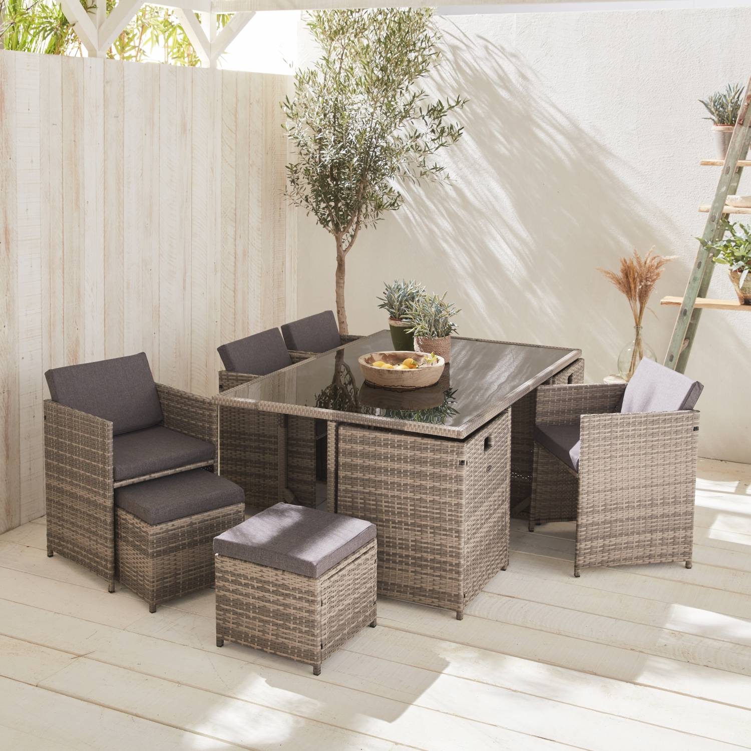 Tuintafel Set Tuintafel en stoelen set | sweeek (Alice's Garden) (page 2)