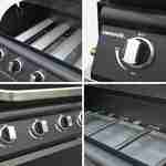 Cuisine extérieure 5 modules en acier inoxydable avec barbecue gaz 4 brûleurs  Photo11