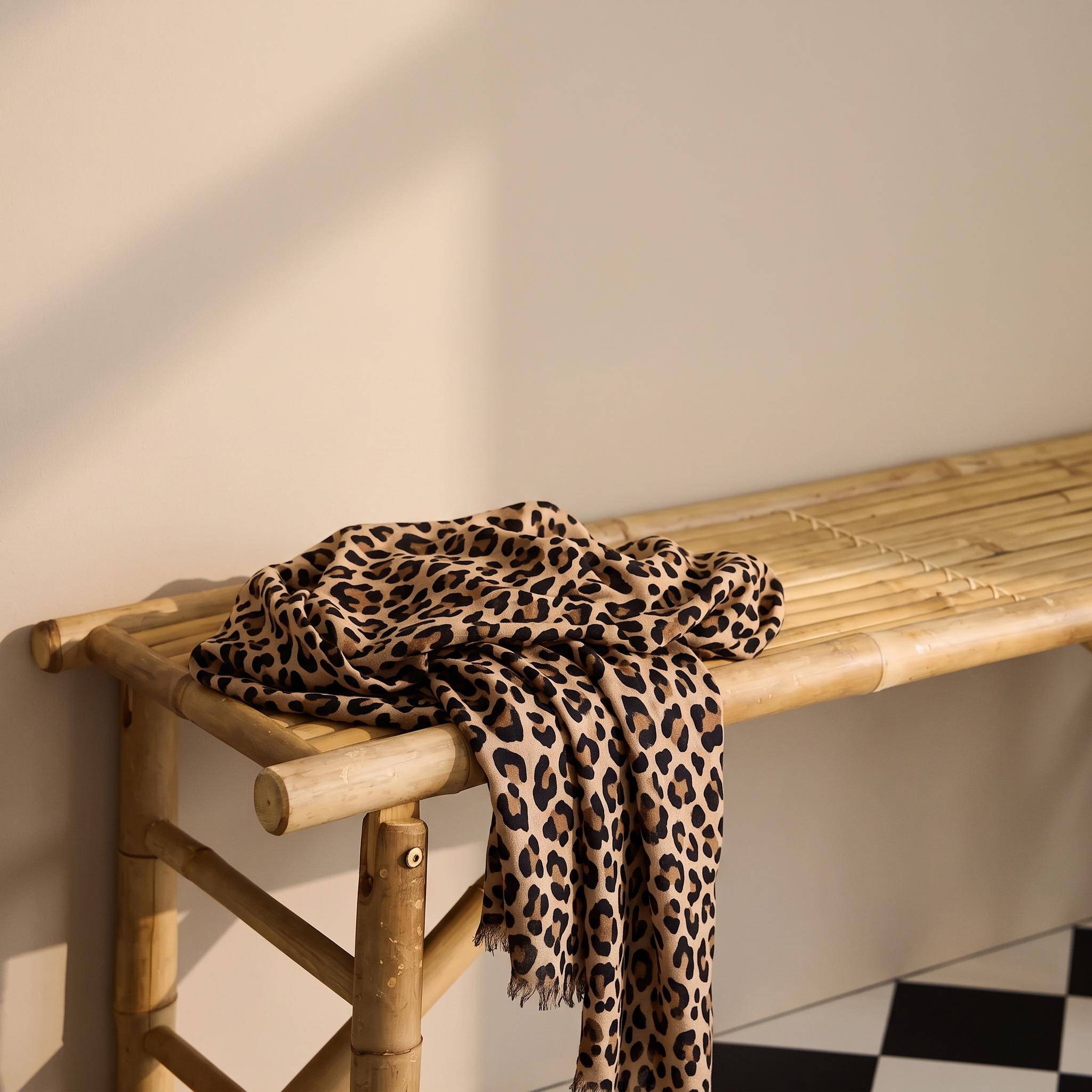 Banc en bambou 120cm Photo2