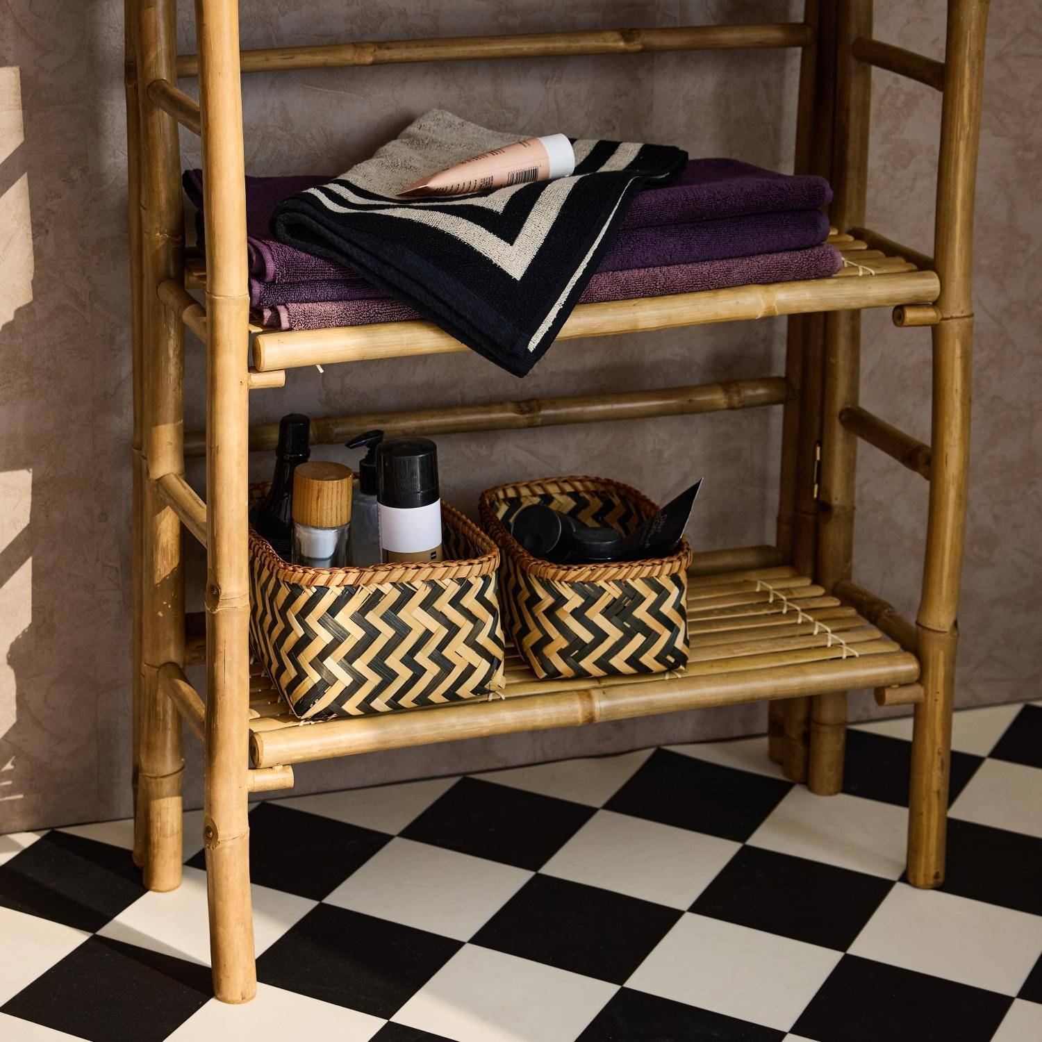 Regal aus Bambus 4 Ebenen - Fidji Photo1