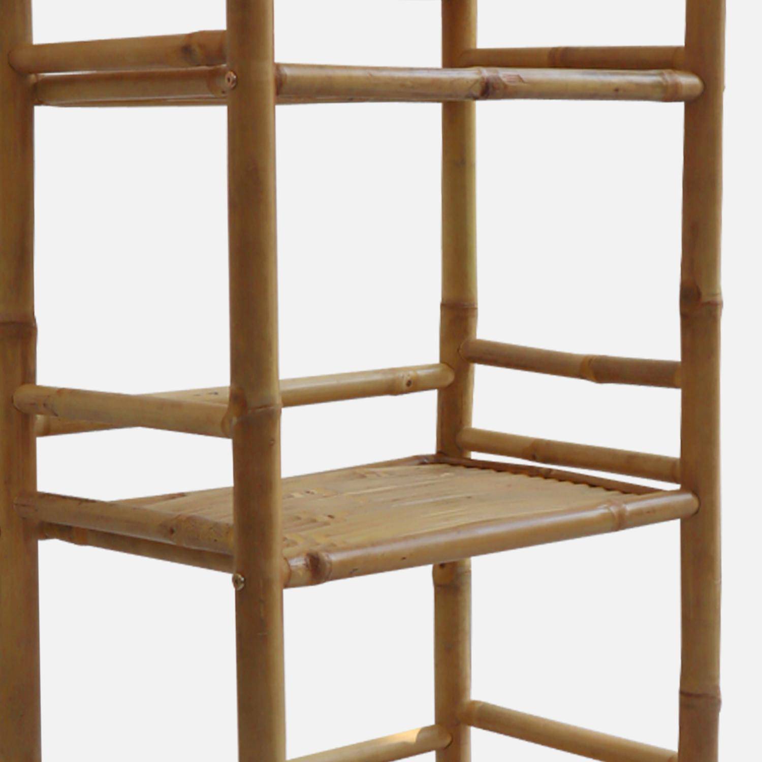 Etagère en bambou 4 niveaux L54cm x P32 x H144cm Photo5