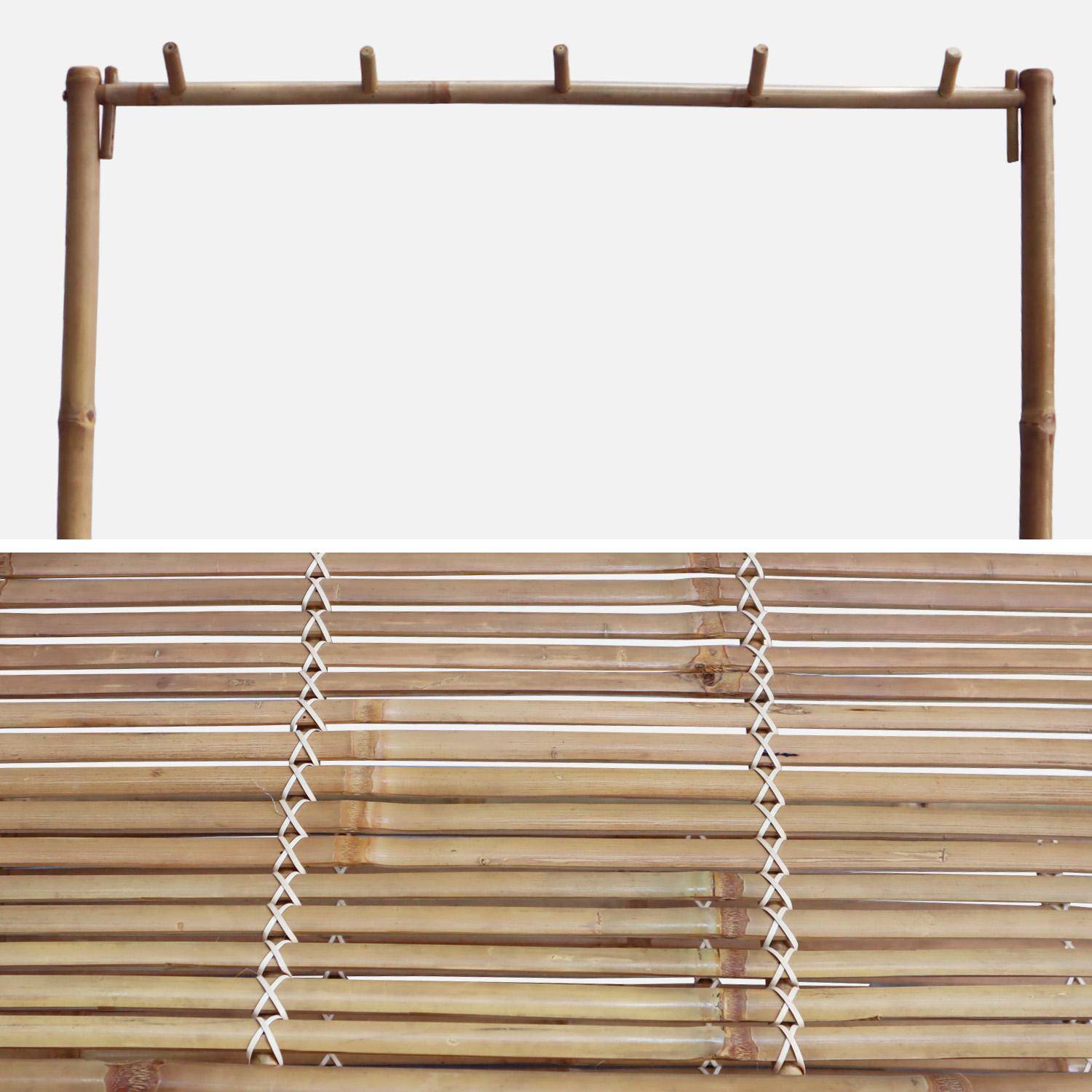 Mueble recibidor, perchero o toallero, Fidji, Natural, 102.4x40.2x180 cm,sweeek,Photo5
