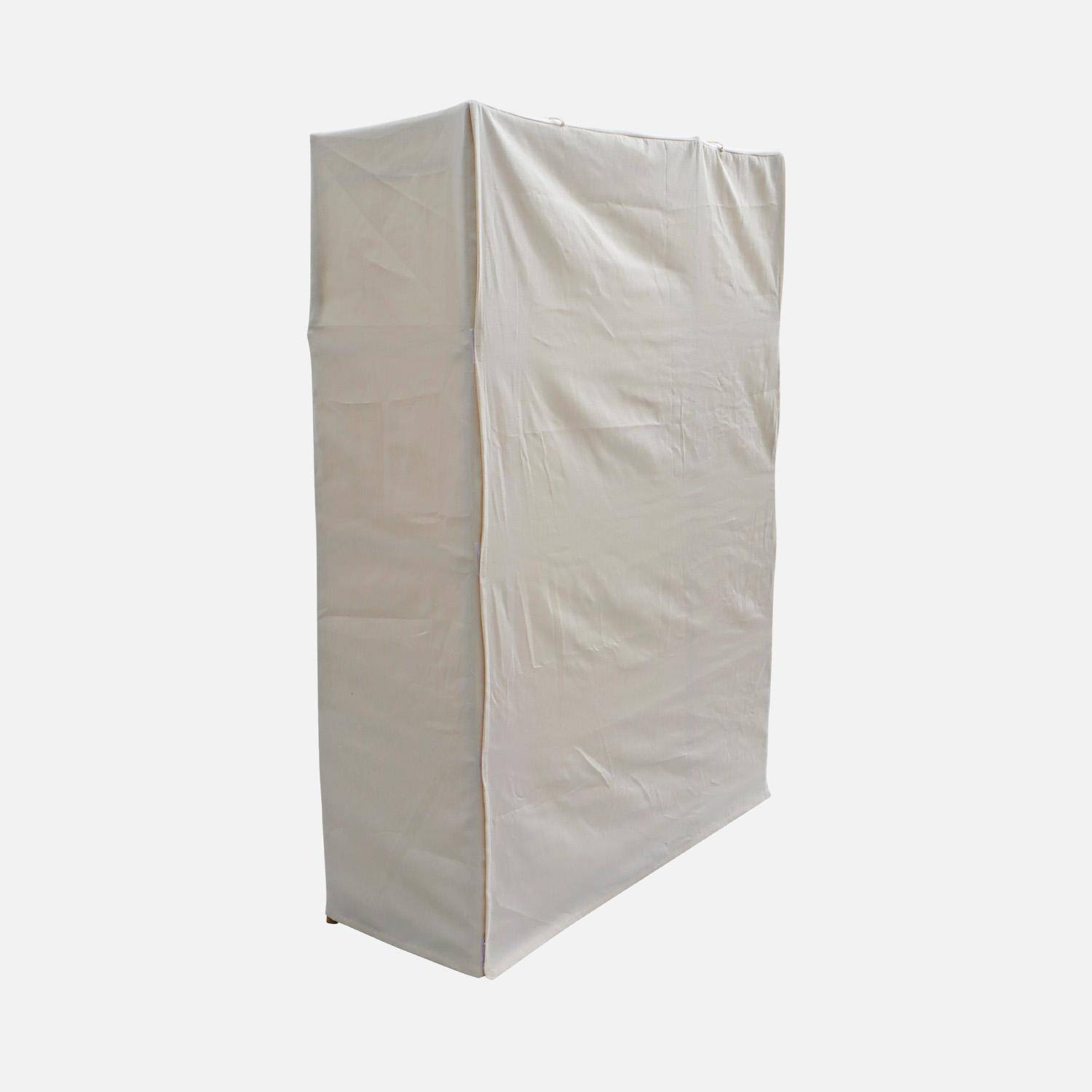 Bamboe kledingkast, 3 planken B110 x D40 x H170cm Photo4