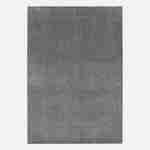 Alfombra interior de terciopelo rizado gris antracita, 120 x 170 cm pelo corto efecto bucle Photo4