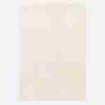 Tappeto per interni in velluto riccio color crema, 120x170cm , a pelo corto con effetto pelo ad anello Photo4