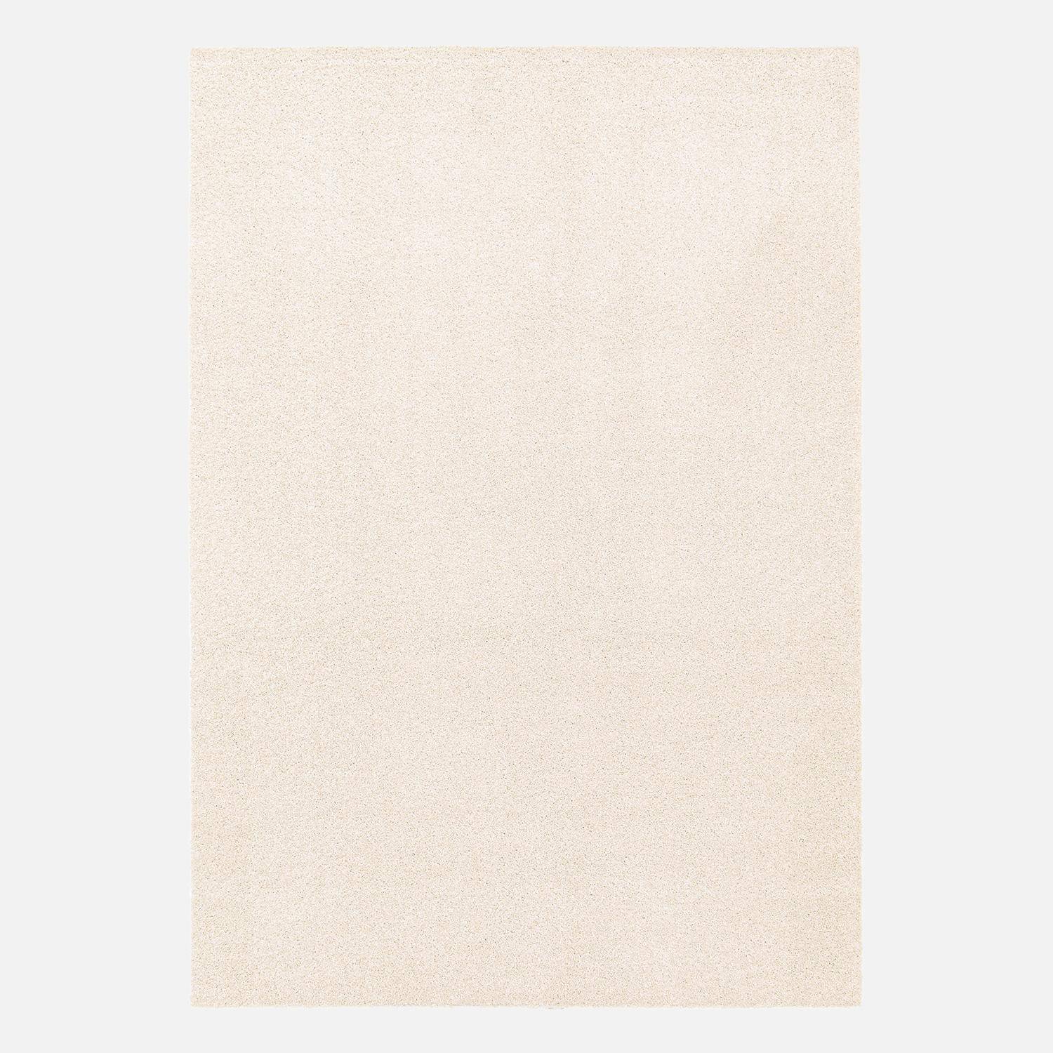 Moqueta interior de terciopelo rizado color crema, Lawrence, 160x230 cm Photo4