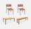 Table en bois  + 2 bancs + 2 chaises terracotta I sweeek