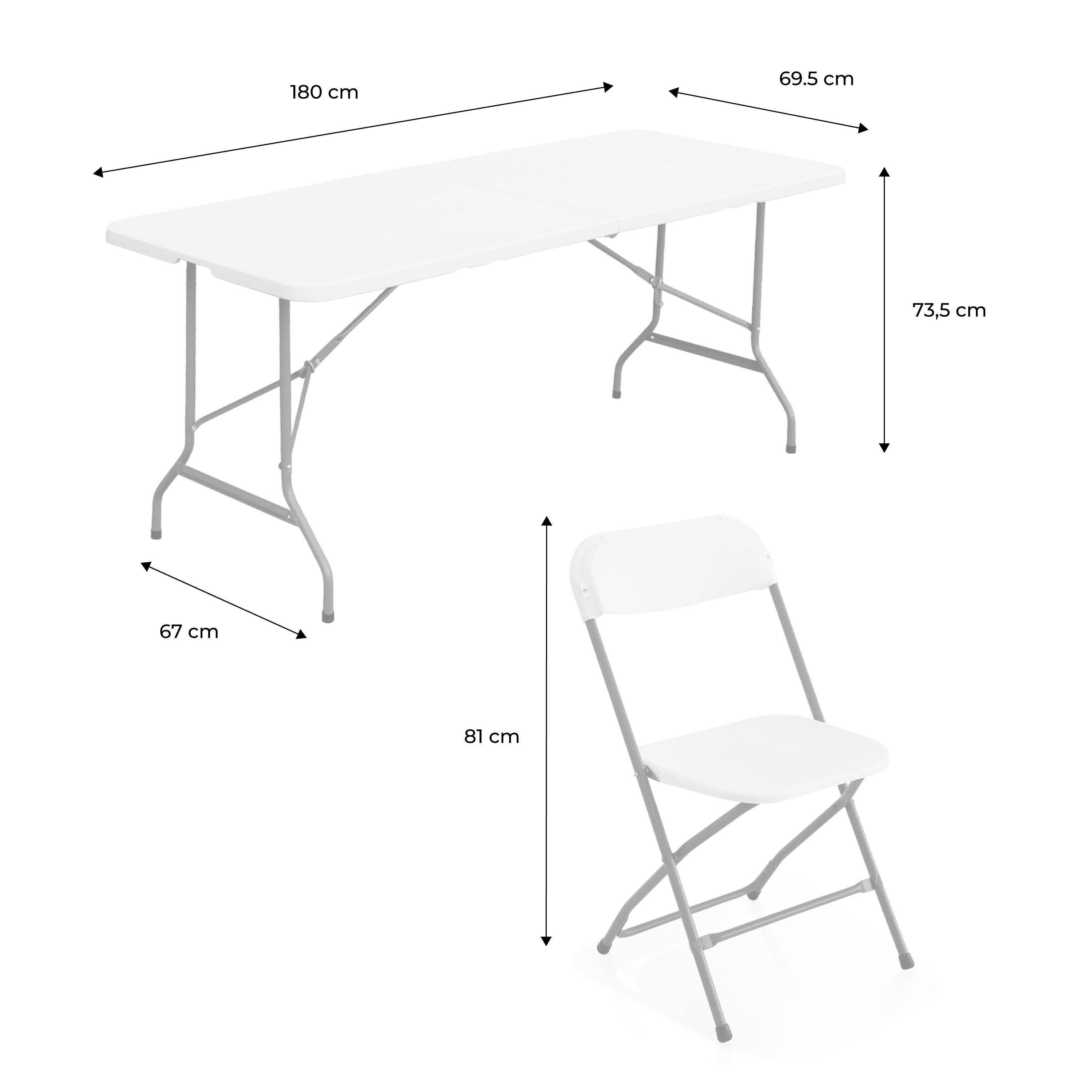 Kaptafel Voor 4 Plaatsen Incl. 4 In Hoogte Verstelbare Stoelen 20196 6