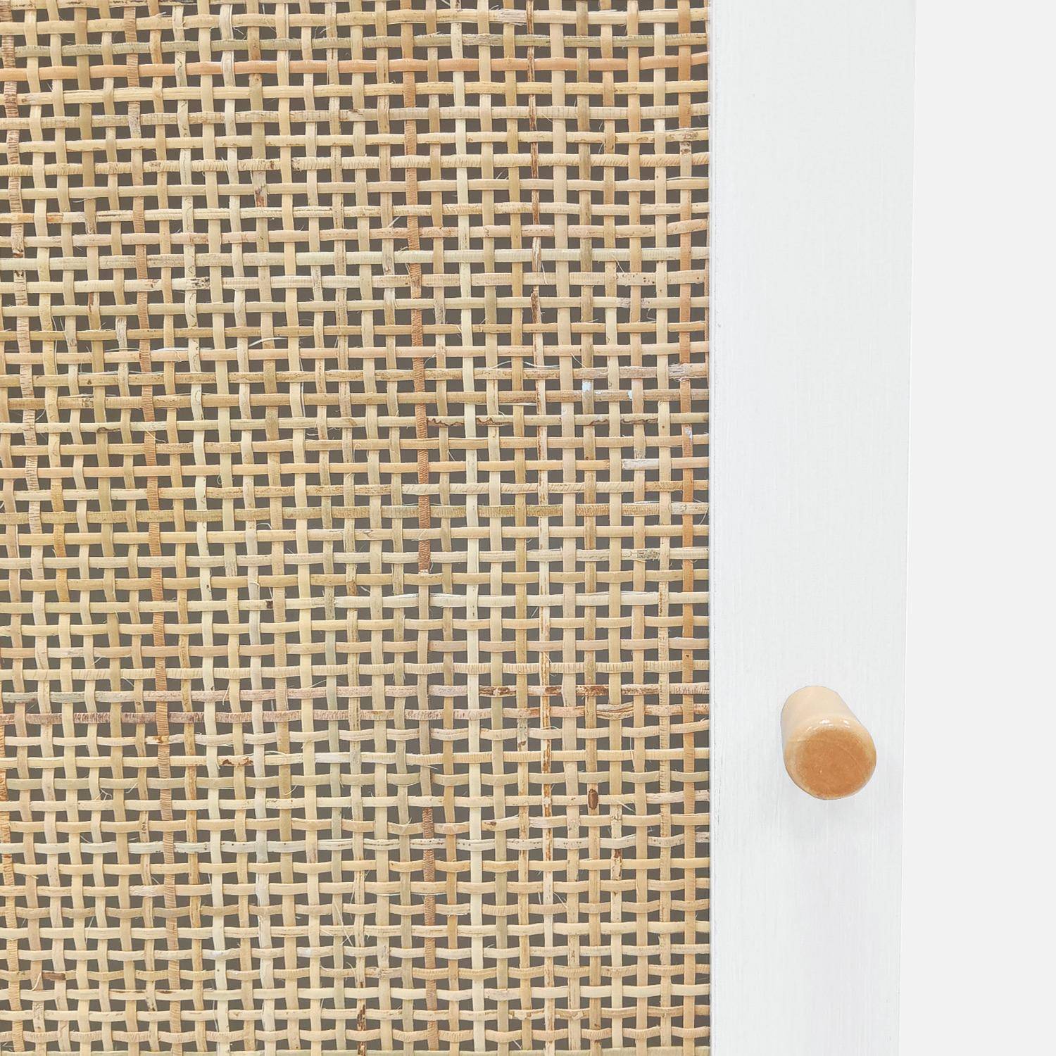 Columna de almacenamiento para cuarto de baño, Boheme, Blanco roto, 35x25x167 cm Photo6