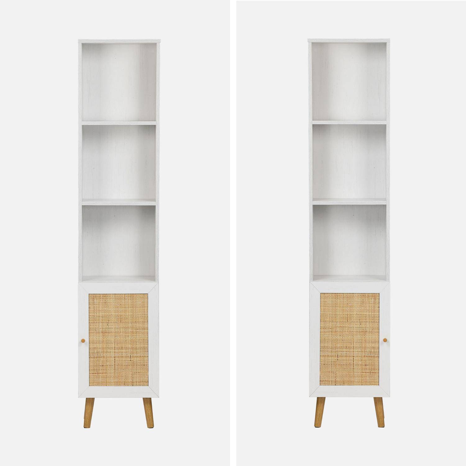 Colonne de rangement pour salle de bain, Bohème, L 35 x P 25 x H 167cm,sweeek,Photo4