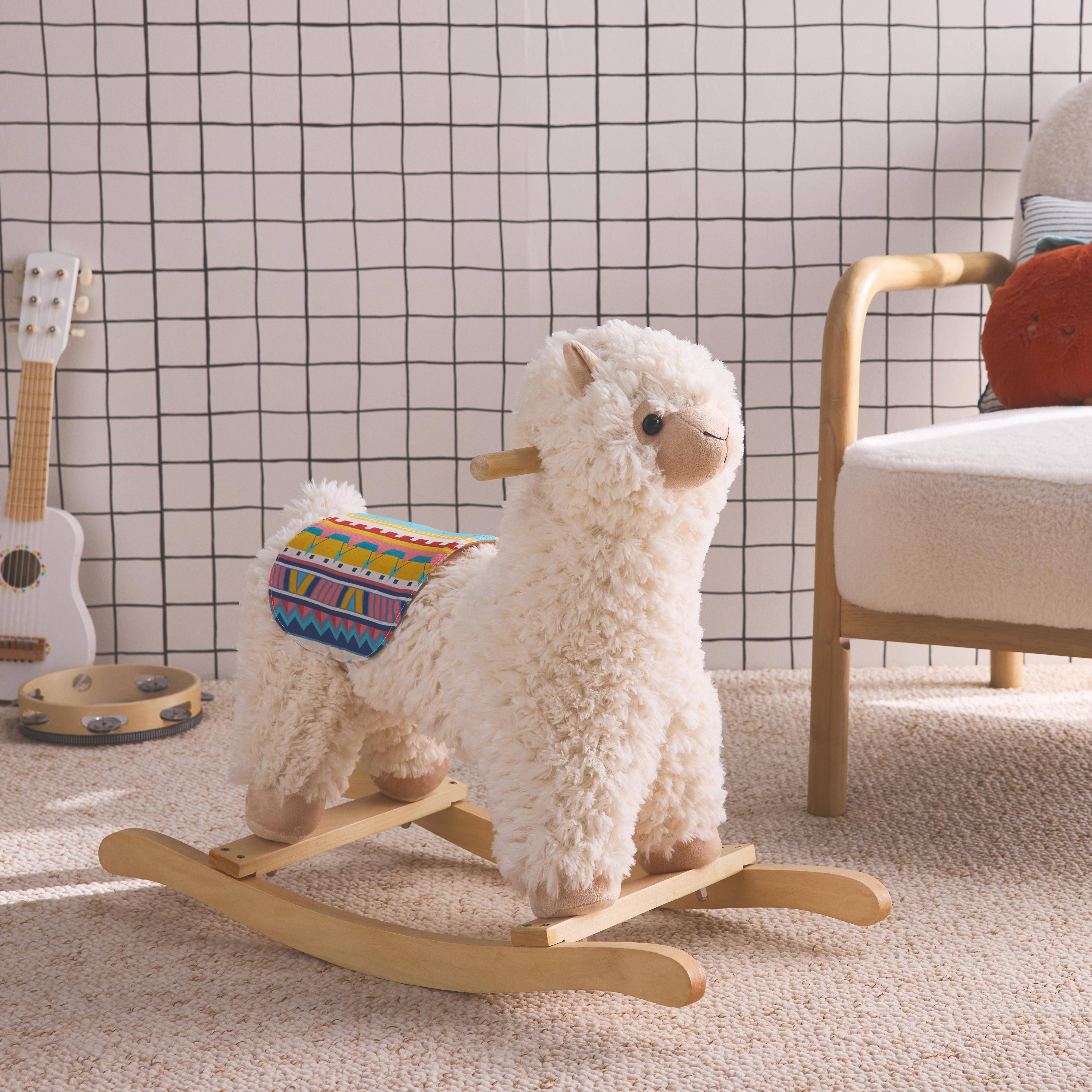 Schommelstoel voor kinderen - Lama Photo1