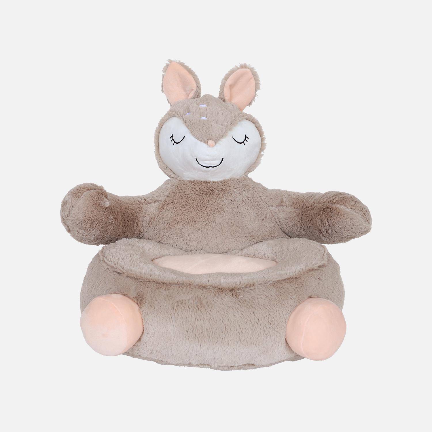 Fauteuil faon pour enfant, L 57 x 57 x 51cm Photo3