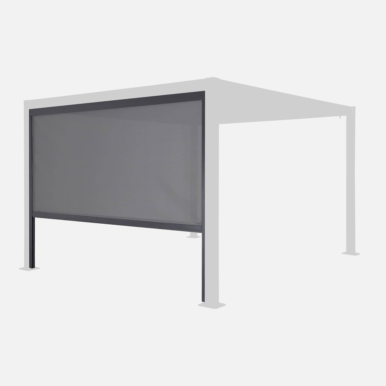 Store latéral 3m pour pergola bioclimatique Palace Photo1