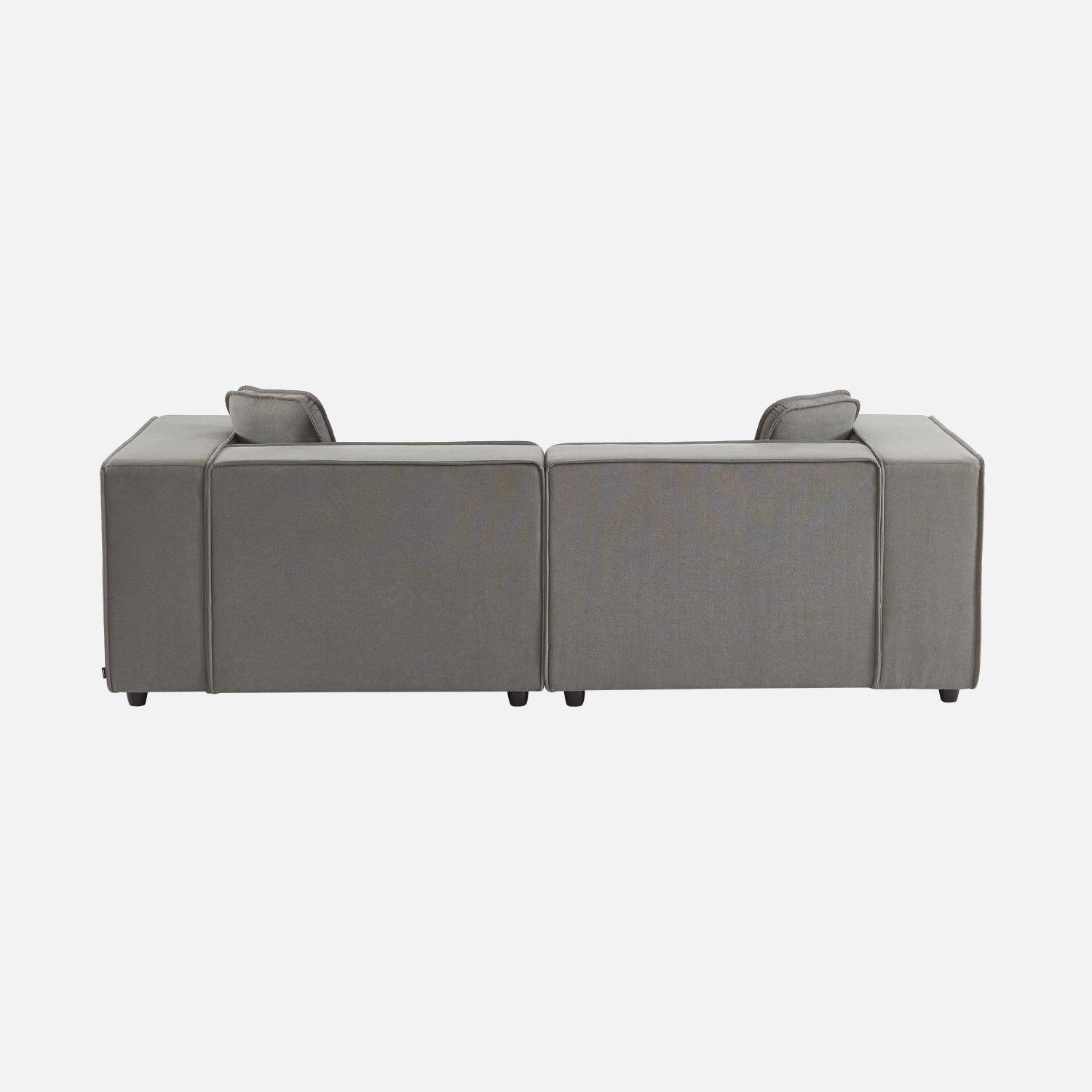 Water-repellent 2-seater modular sofa, 2 corners Photo4