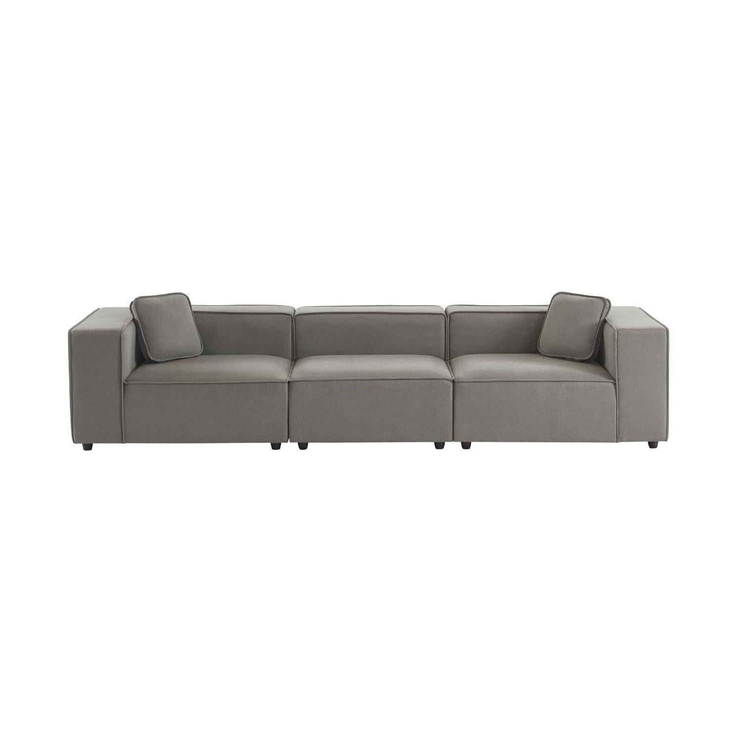 Modular sofa, water-repellent fabric, 3 seater, 2 corners + 1 armchair Photo5