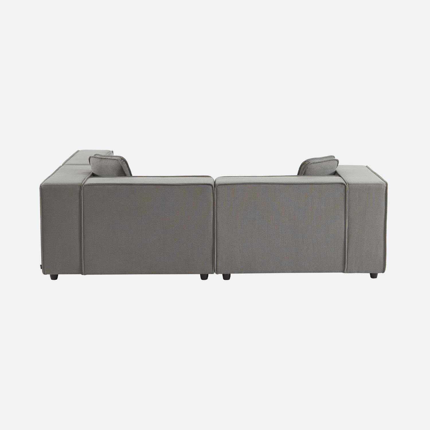Modular sofa, water-repellent fabric, 3 seater, 2 corners + 1 armchair Photo6