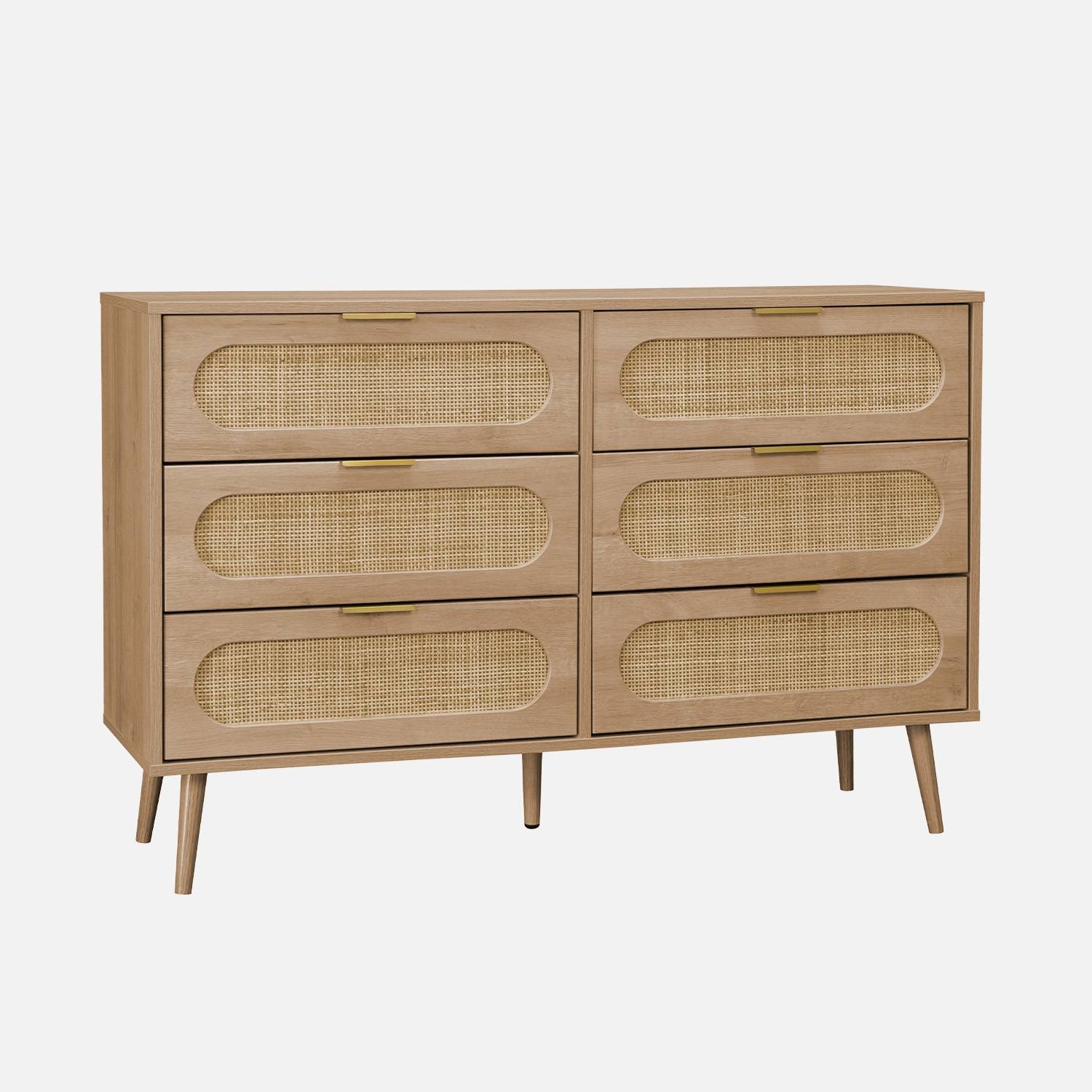 4 stuks Scandinavische meubelgrepen, Meubelknoppen van onbehandeld walnoothout, rond, knop voor commode, kast, lade, deur, cadeau-idee (4,5 cm diameter