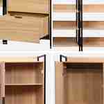 Modulares Kleiderschrank-Set schwarz mit 4 Elementen, B 280 x T 48 x H 190 cm - Clever Photo7 Modulares Kleiderschrank-Set schwarz mit 4 Elementen, B 280 x T 48 x H 190 cm - Clever Photo7