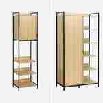 Czarny zestaw szaf modułowych z 5 jednostkami, szer. 360 x gł. 48 x wys. 190 Photo8 Czarny zestaw szaf modułowych z 5 jednostkami, szer. 360 x gł. 48 x wys. 190 Photo8