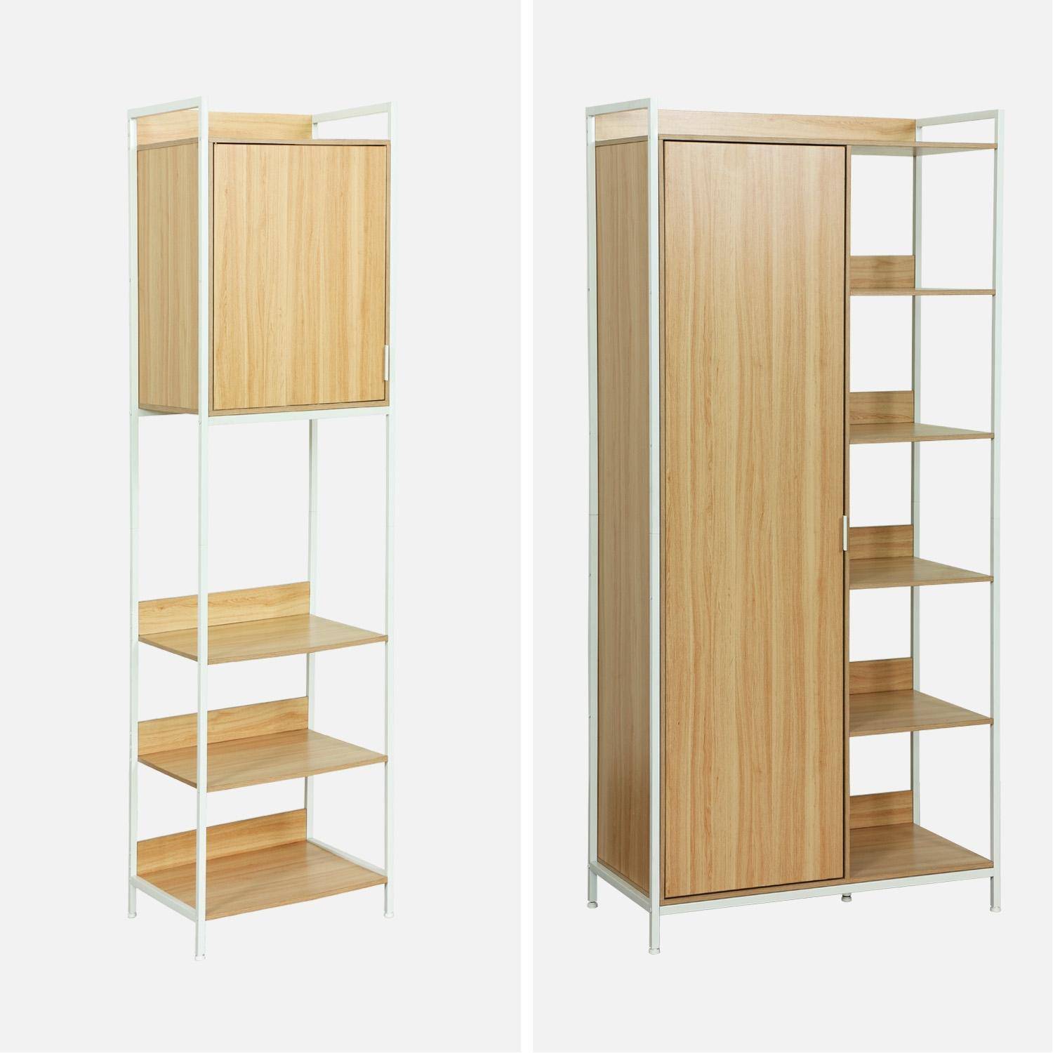 Witte kledingkast met 5 elementen, B 360 x D 48 x H 190,sweeek,Photo7