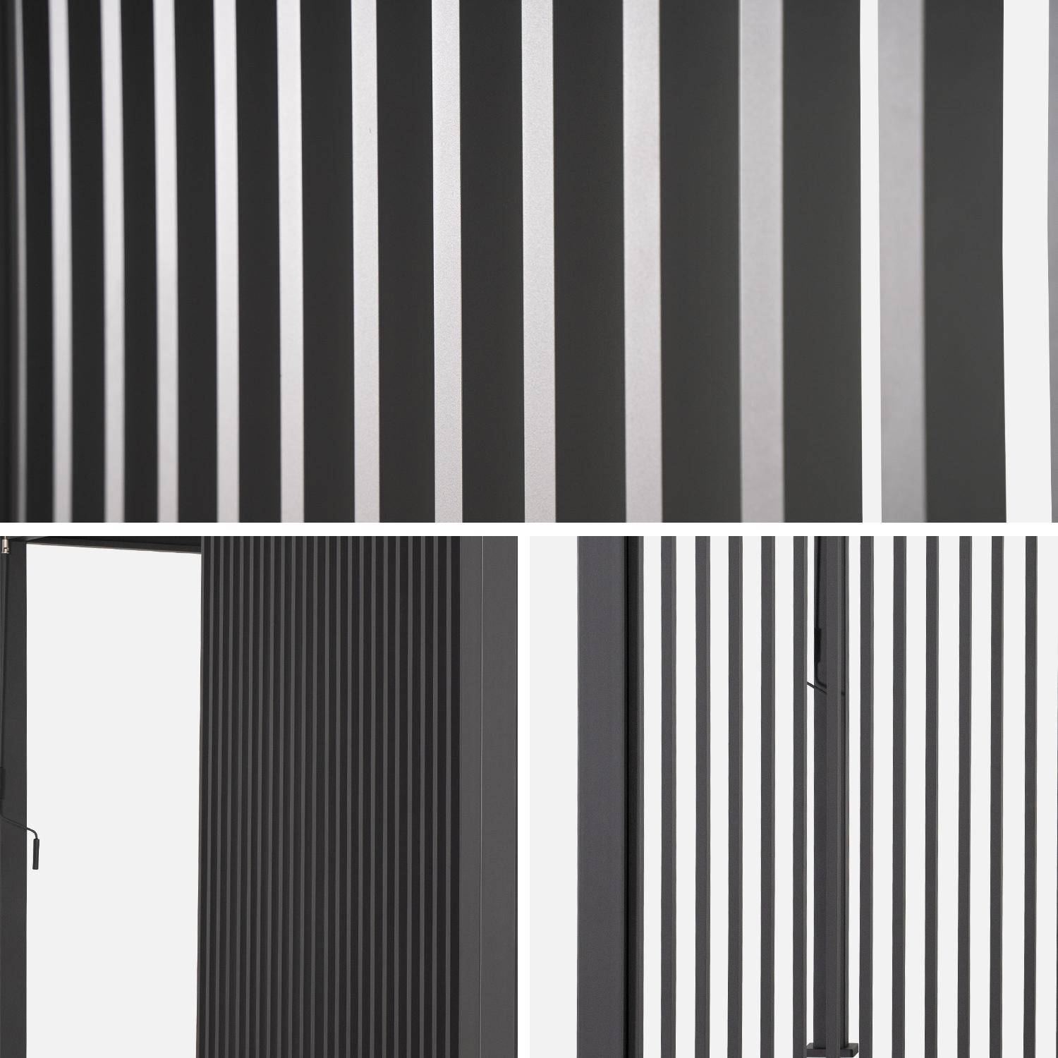Triomphe verticaal rolgordijn 4m, aluminium, antraciet Photo5