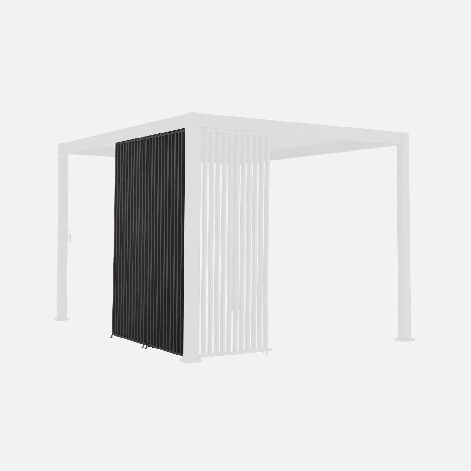 Triomphe verticaal rolgordijn 4m, aluminium, antraciet Photo2