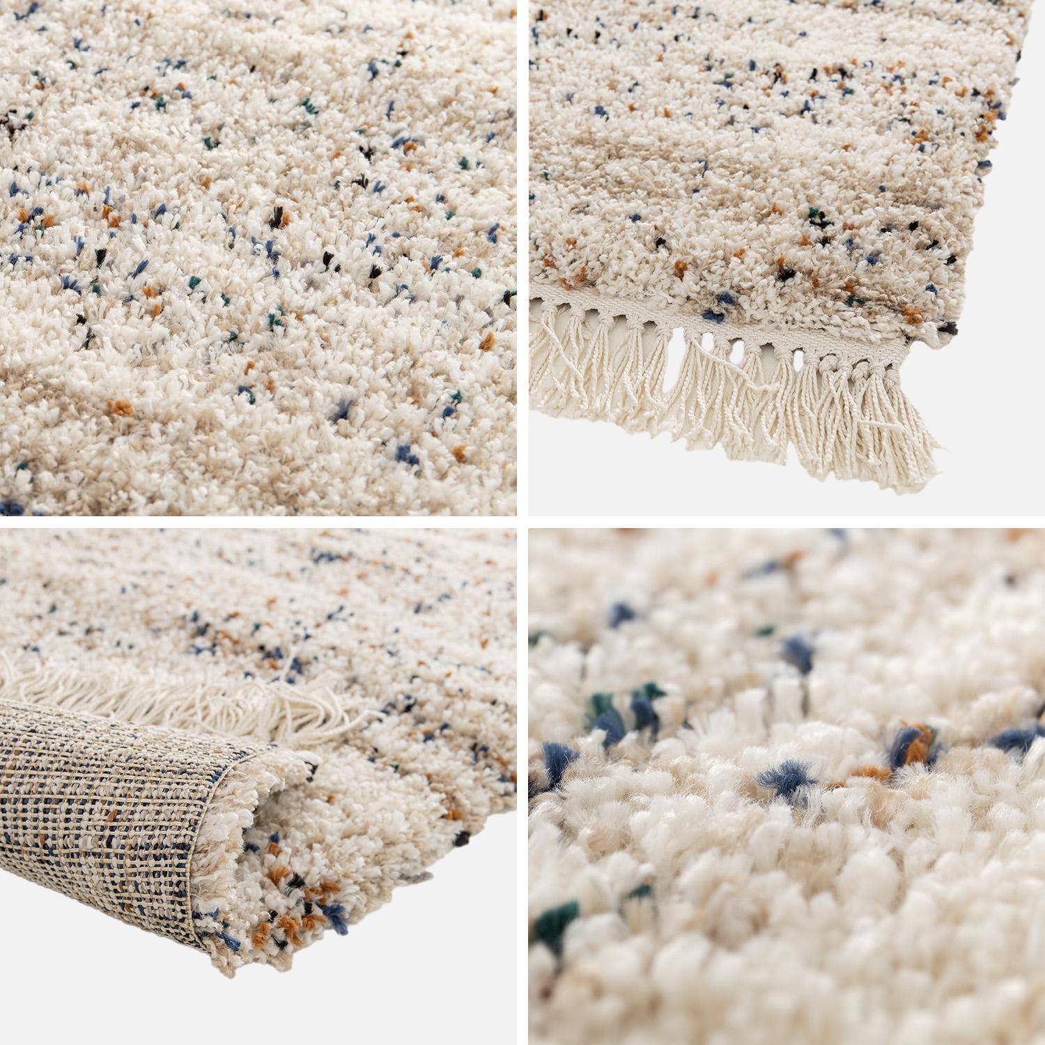 Tapis intérieur avec motif tacheté, crème, 80 x 150 cm Photo5
