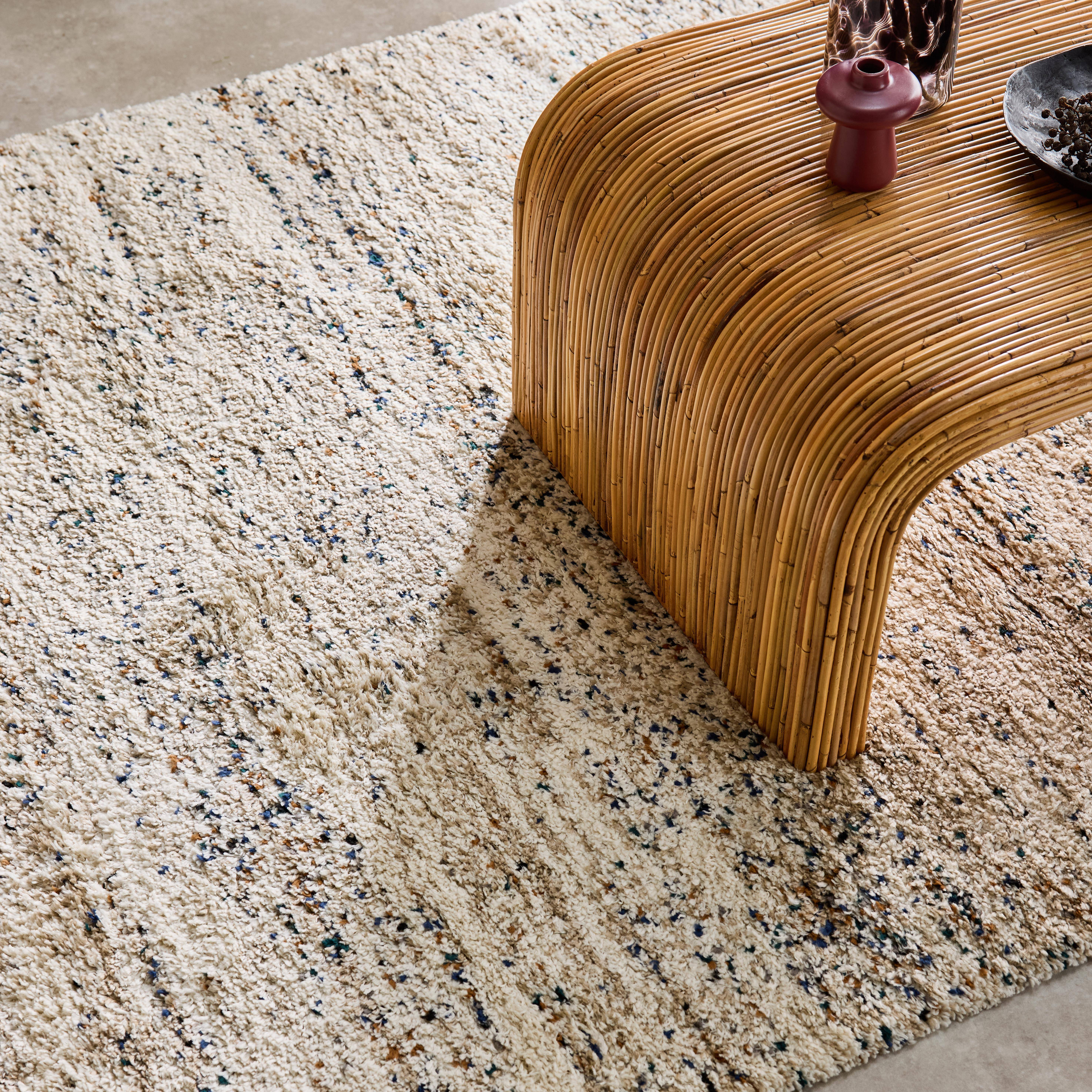 Tapis intérieur avec motif tacheté, crème, 80 x 150 cm Photo2