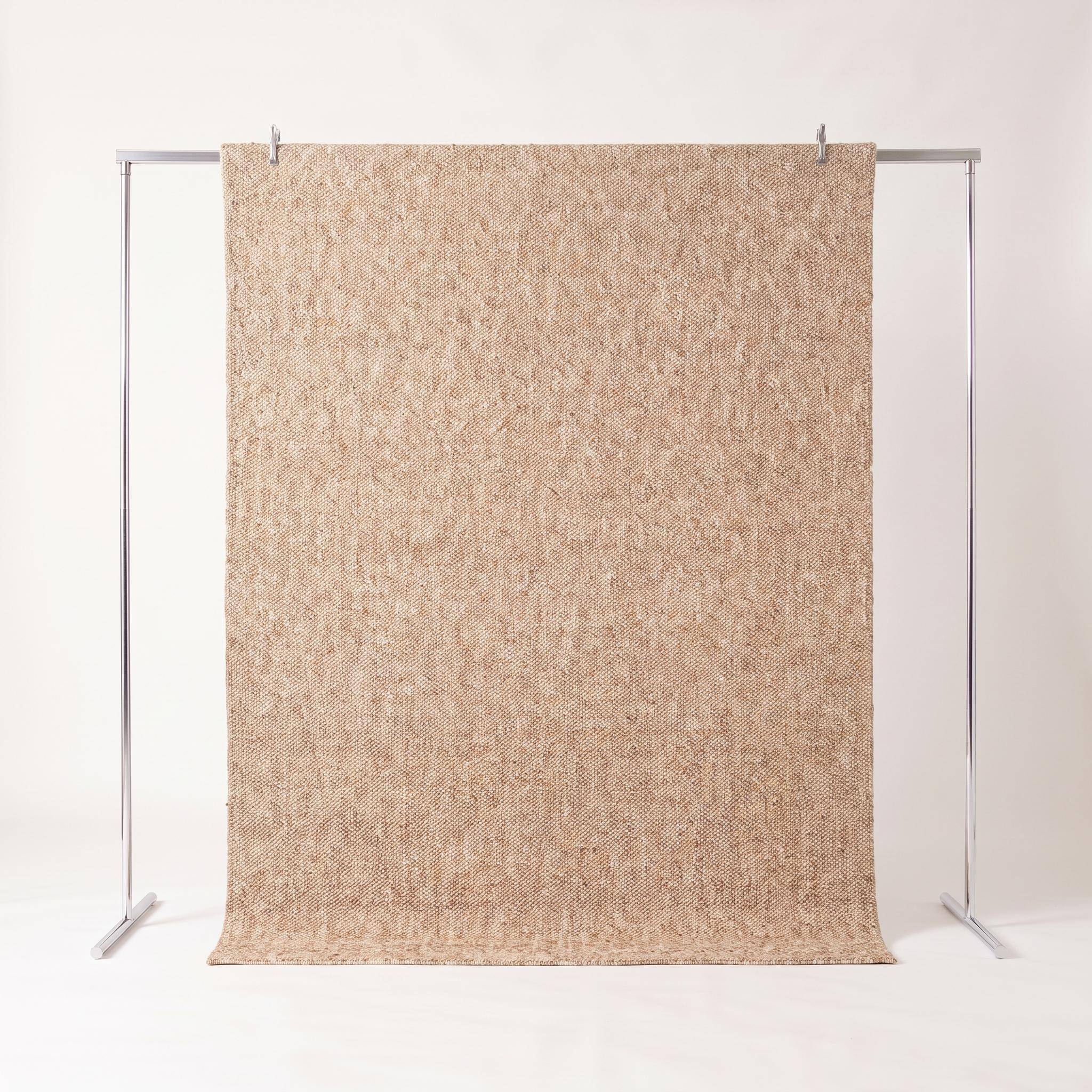 Tapis intérieur bouclette caramel effet chiné 120x170cm Photo1