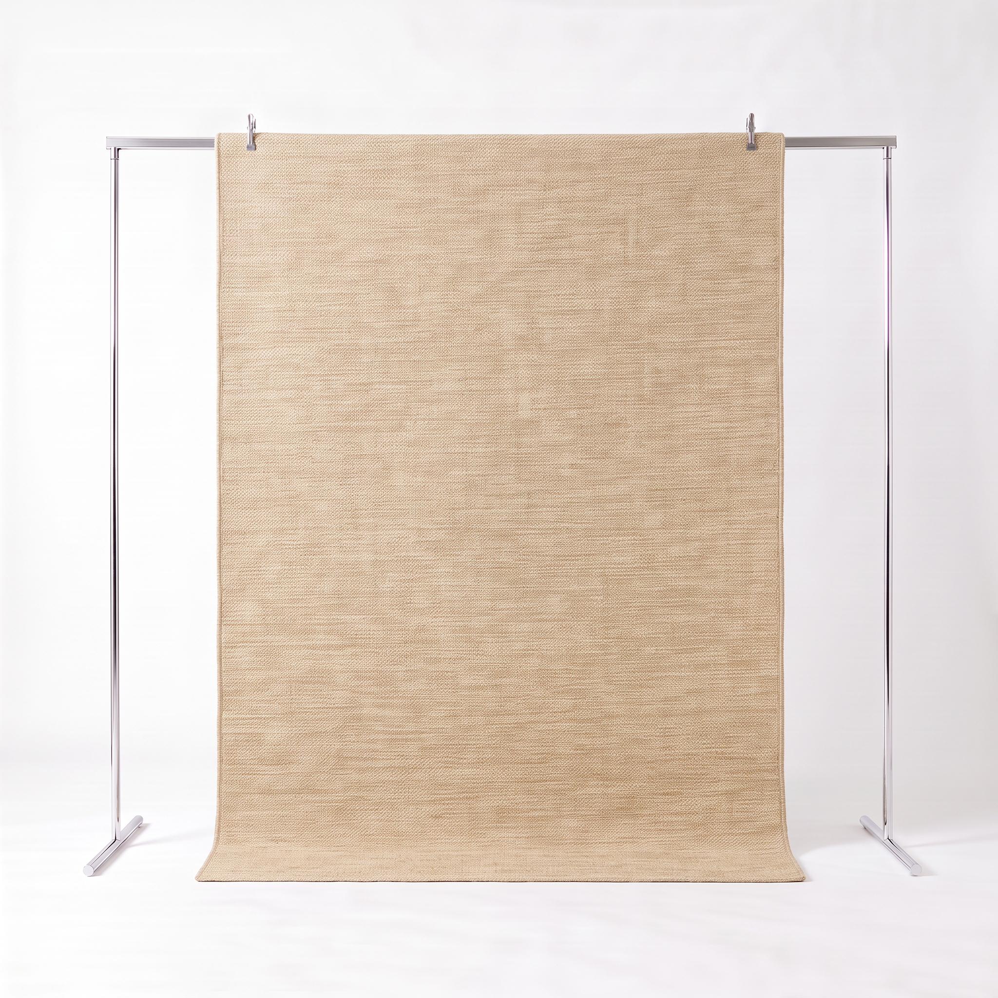 Tapis intérieur/extérieur effet jute coloris naturel, 200 x 290cm stabilisé aux UV  Photo1