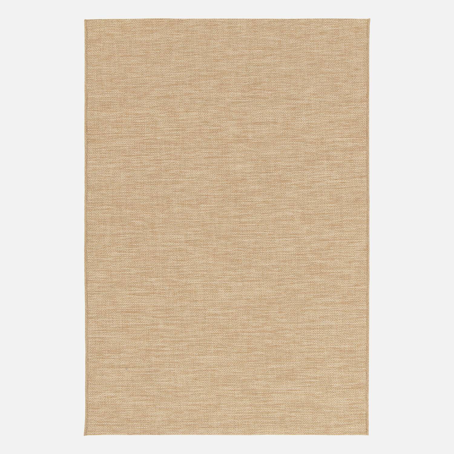 Tapis intérieur/extérieur effet jute coloris naturel, 200 x 290cm stabilisé aux UV ,sweeek,Photo2