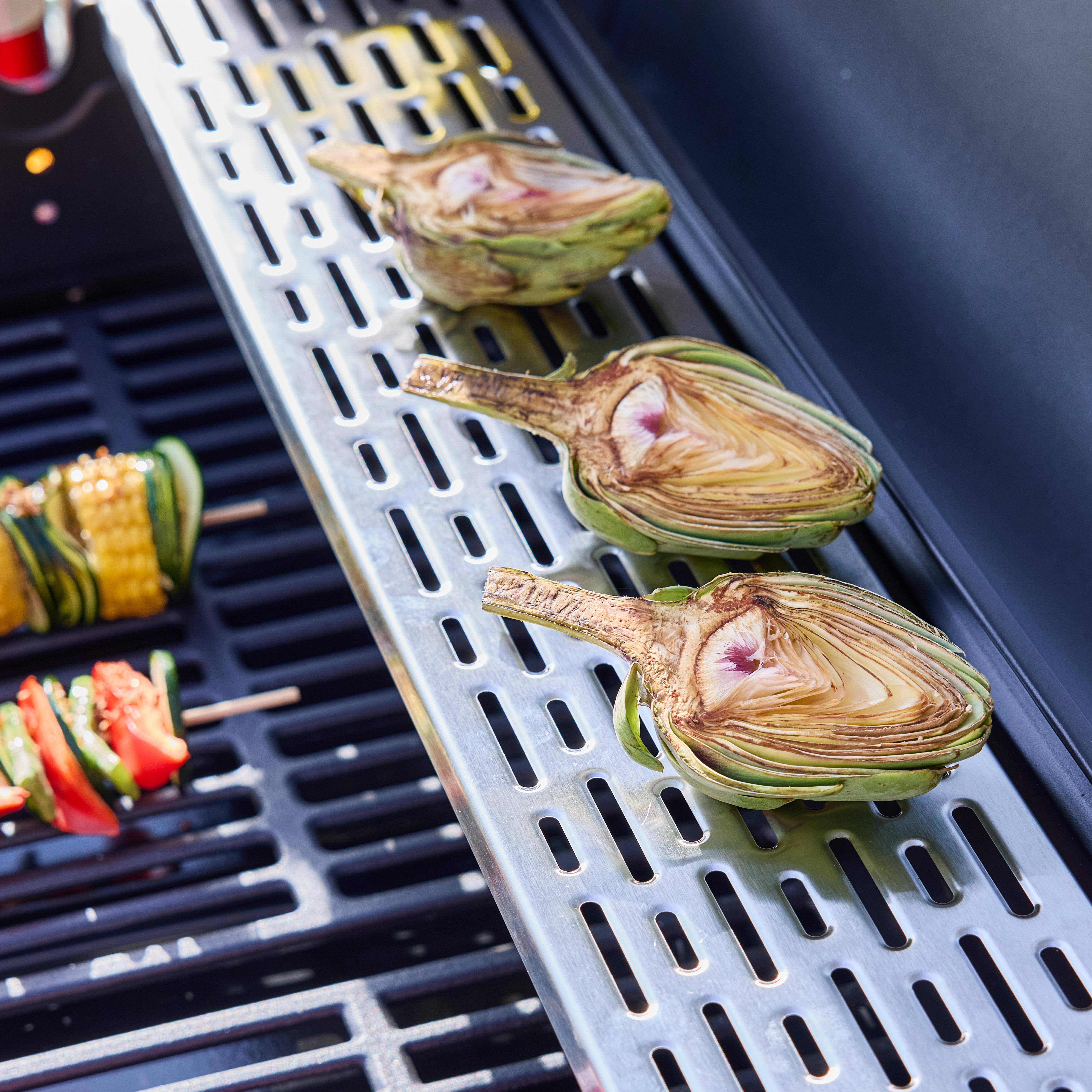 Gasgrill Edmond schwarz - 6 Brenner + 1 Seitenbrenner, mit Thermometer, L 132 x B 62 x H 143 cm Photo9