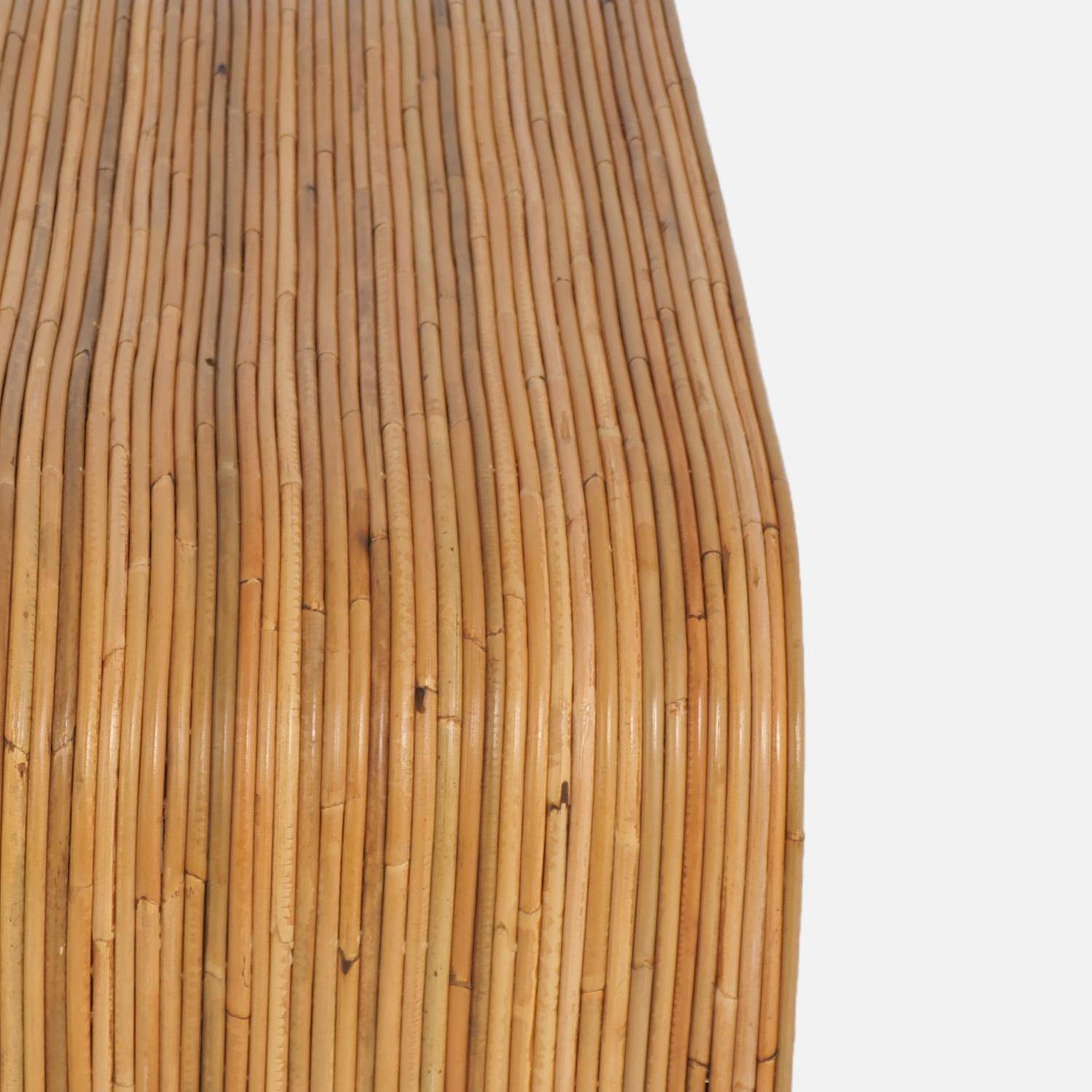 Banc, bout de lit en rotin naturel, 100cm, bords arrondis, L 100 x P 45 x H 40cm,sweeek,Photo5