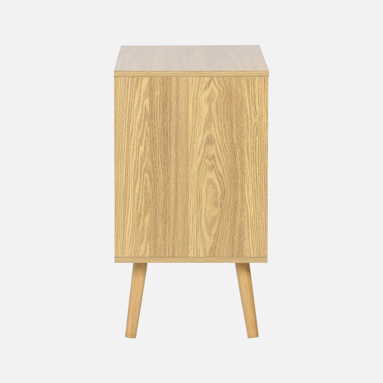 Sideboard in Eschenoptik 1 Tür, 2 Einlegeböden, 80 cm - Nepal Photo4