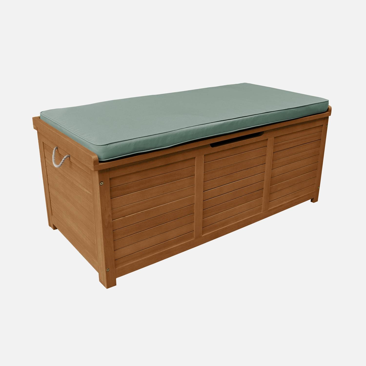 Gartentruhe 200L aus Holz - kaki