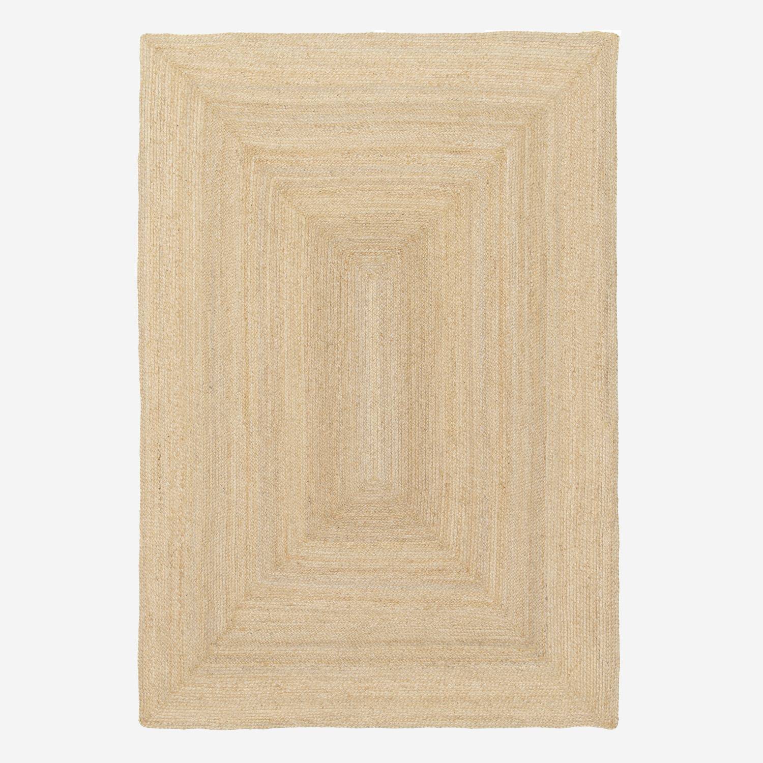Tapis intérieur PADMA rectangulaire jute, naturel, différentes tailles, tissé plat Photo3