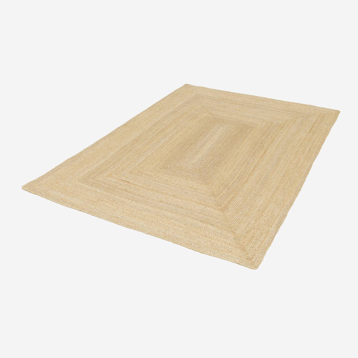 Tapis intérieur PADMA rectangulaire jute, naturel, différentes tailles, tissé plat Photo4