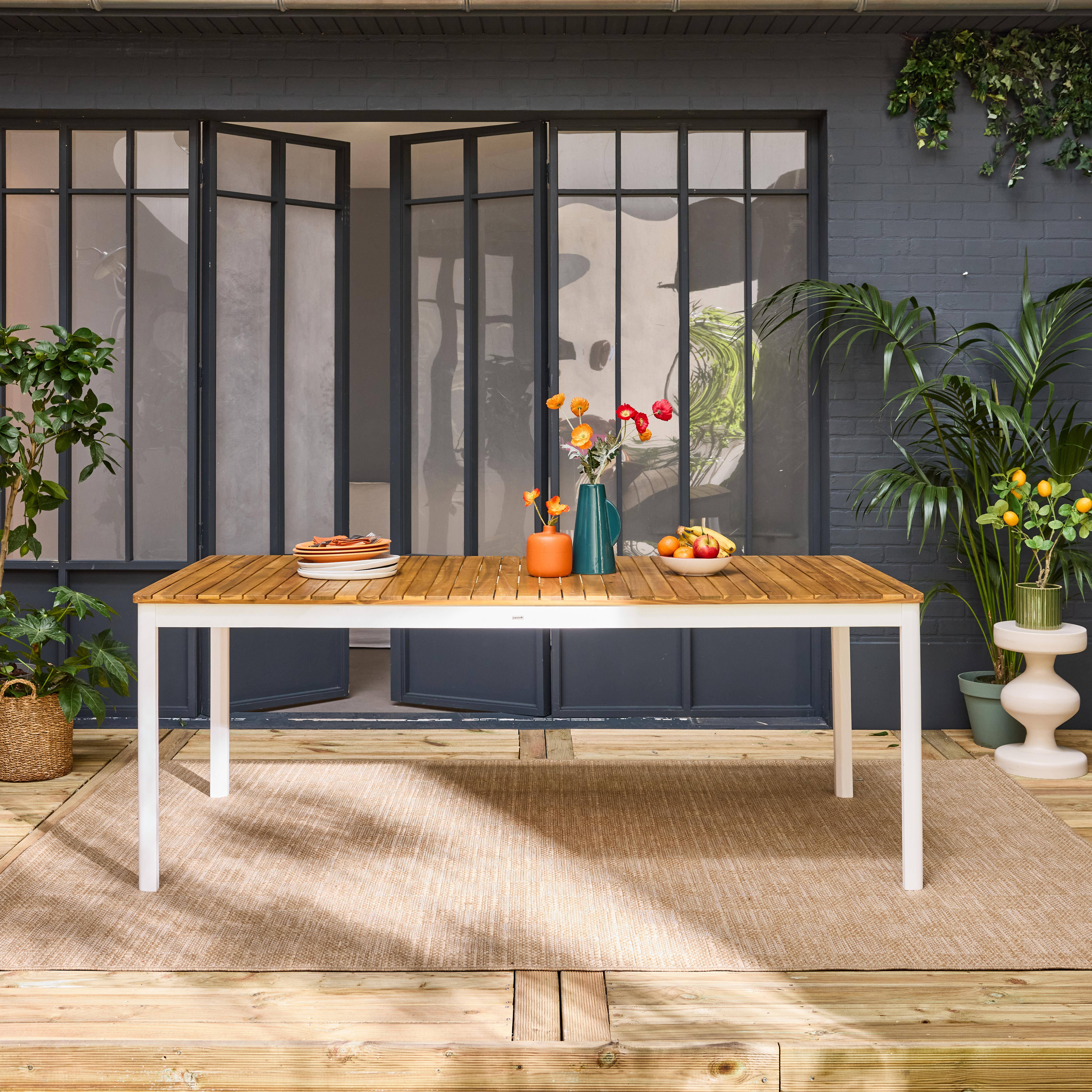 ShGaxin Tuintafel, gegoten aluminium, brons, 150 x 90 x 72 cm