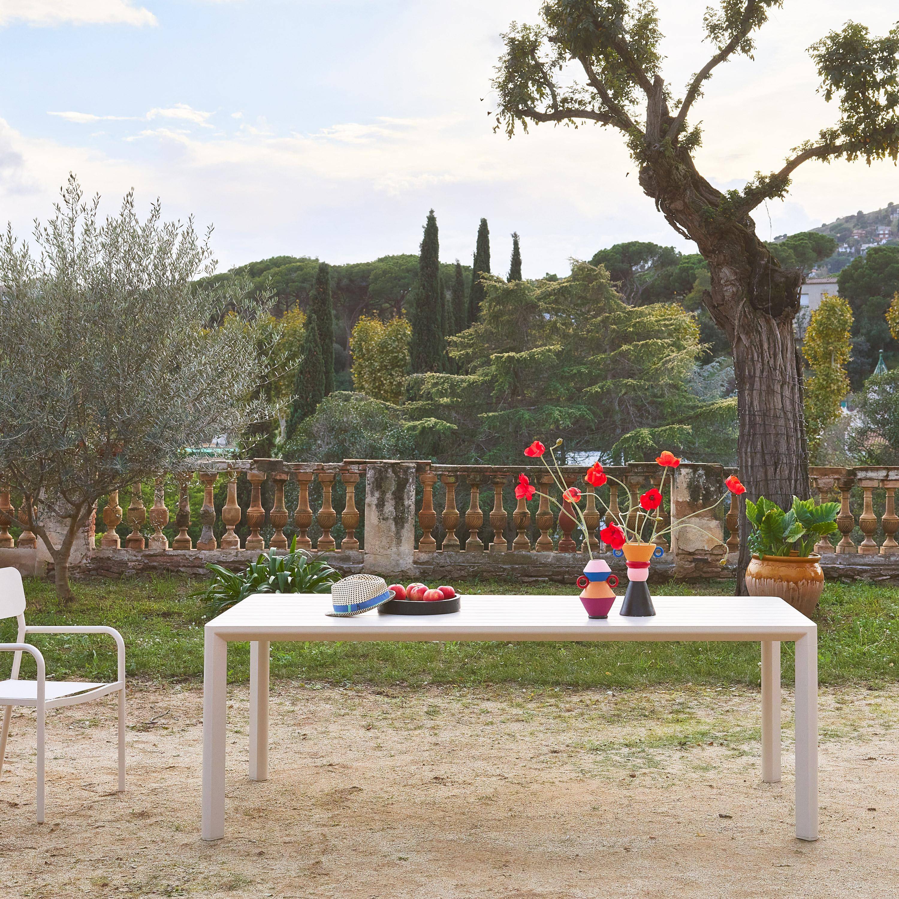 Tavolo da giardino in alluminio, 8 posti, Sacramento 220cm, Beige, 220x100x75 cm Photo1