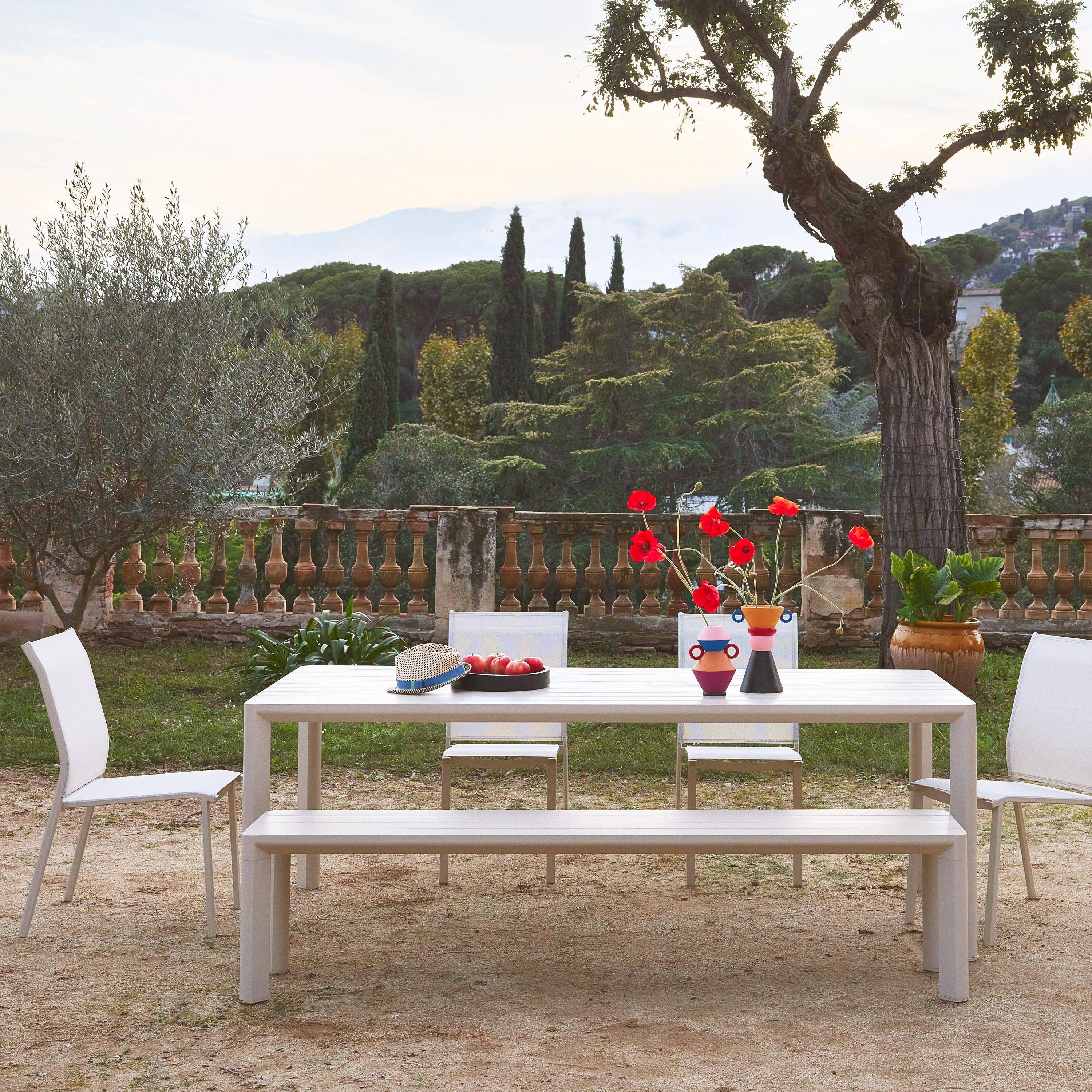 Tavolo da giardino in alluminio, 8 posti, Sacramento 220cm, Beige, 220x100x75 cm Photo2