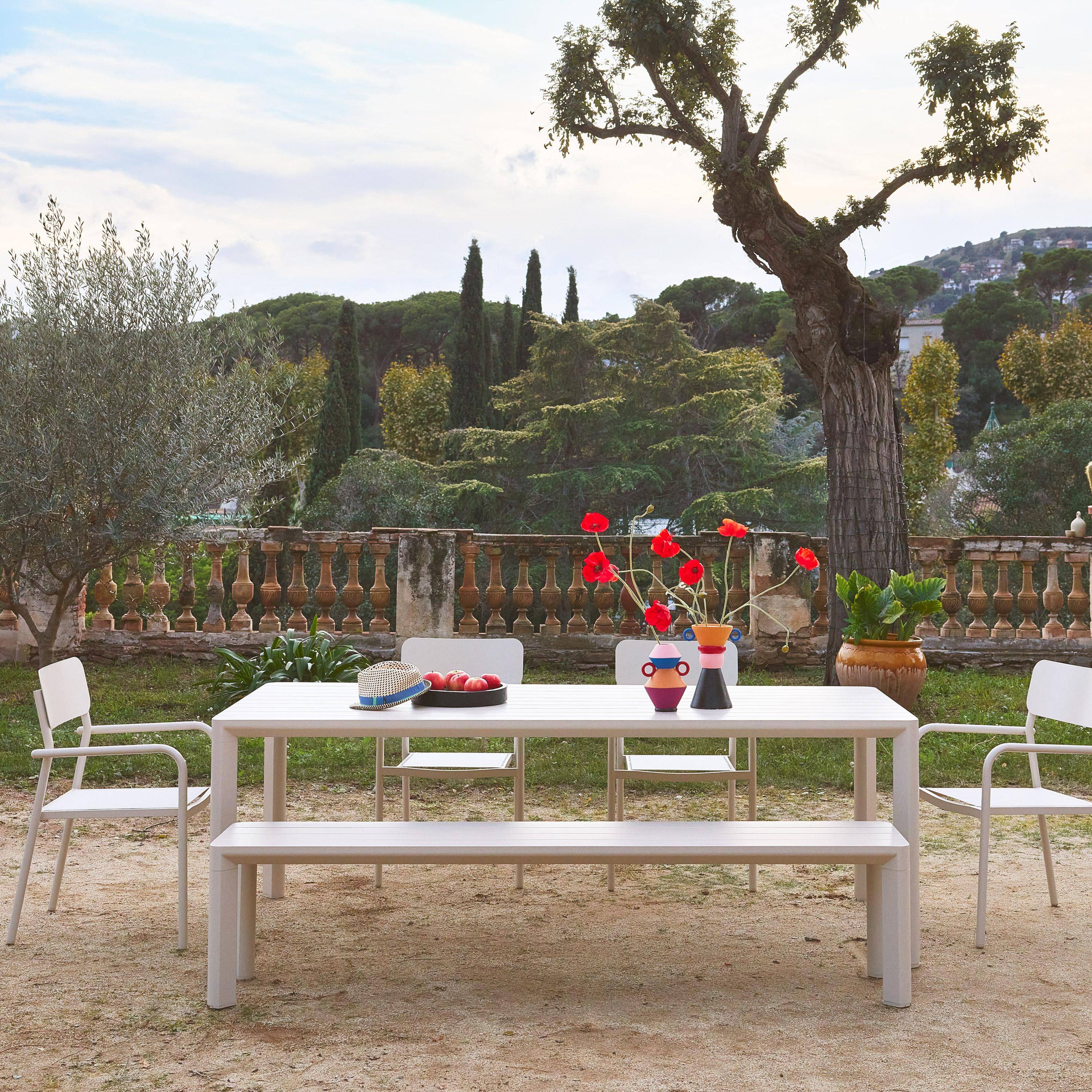 Tavolo da giardino in alluminio, 8 posti, Sacramento 220cm, Beige, 220x100x75 cm Photo3